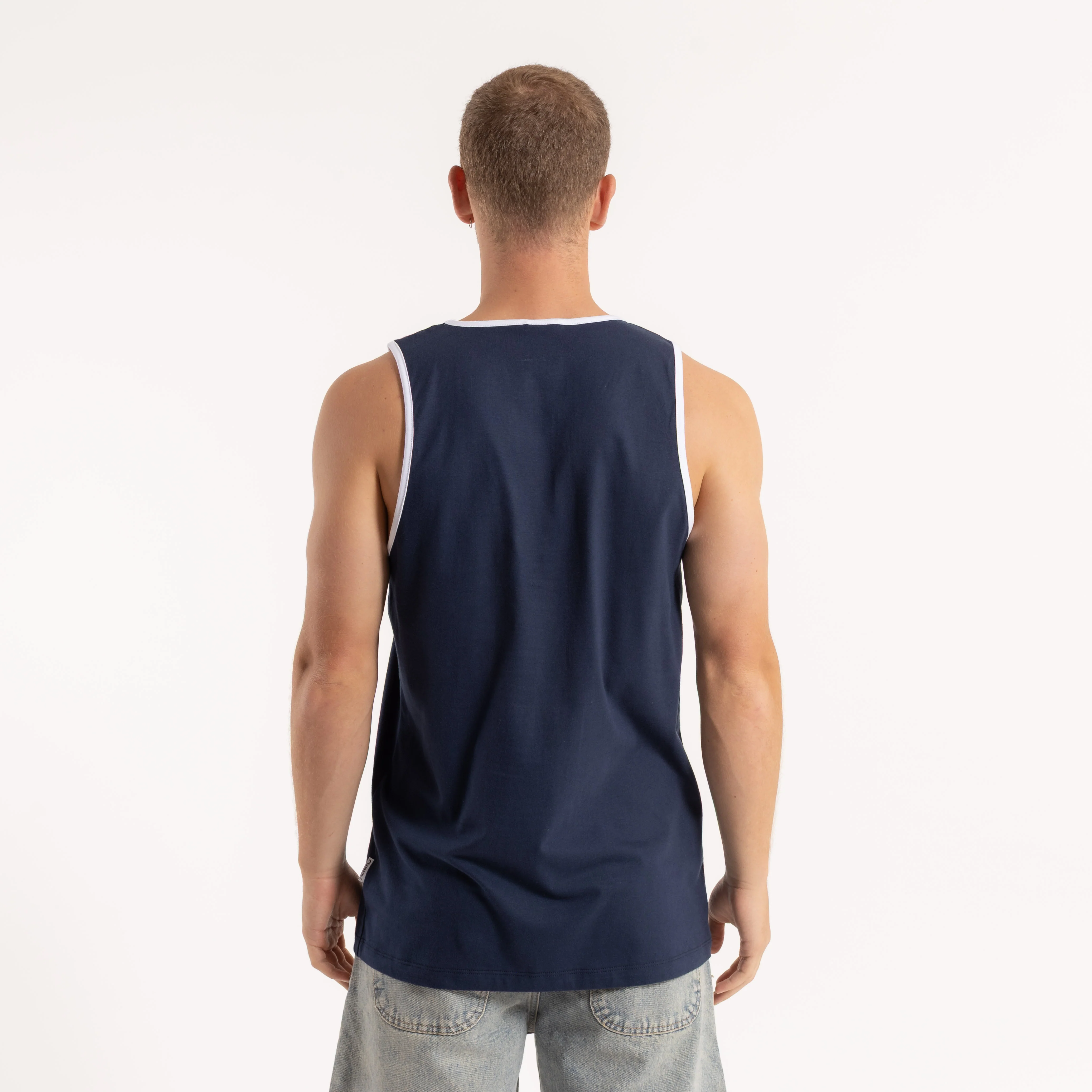 Musculosa Dead Ringer Navy Blue - Image 5