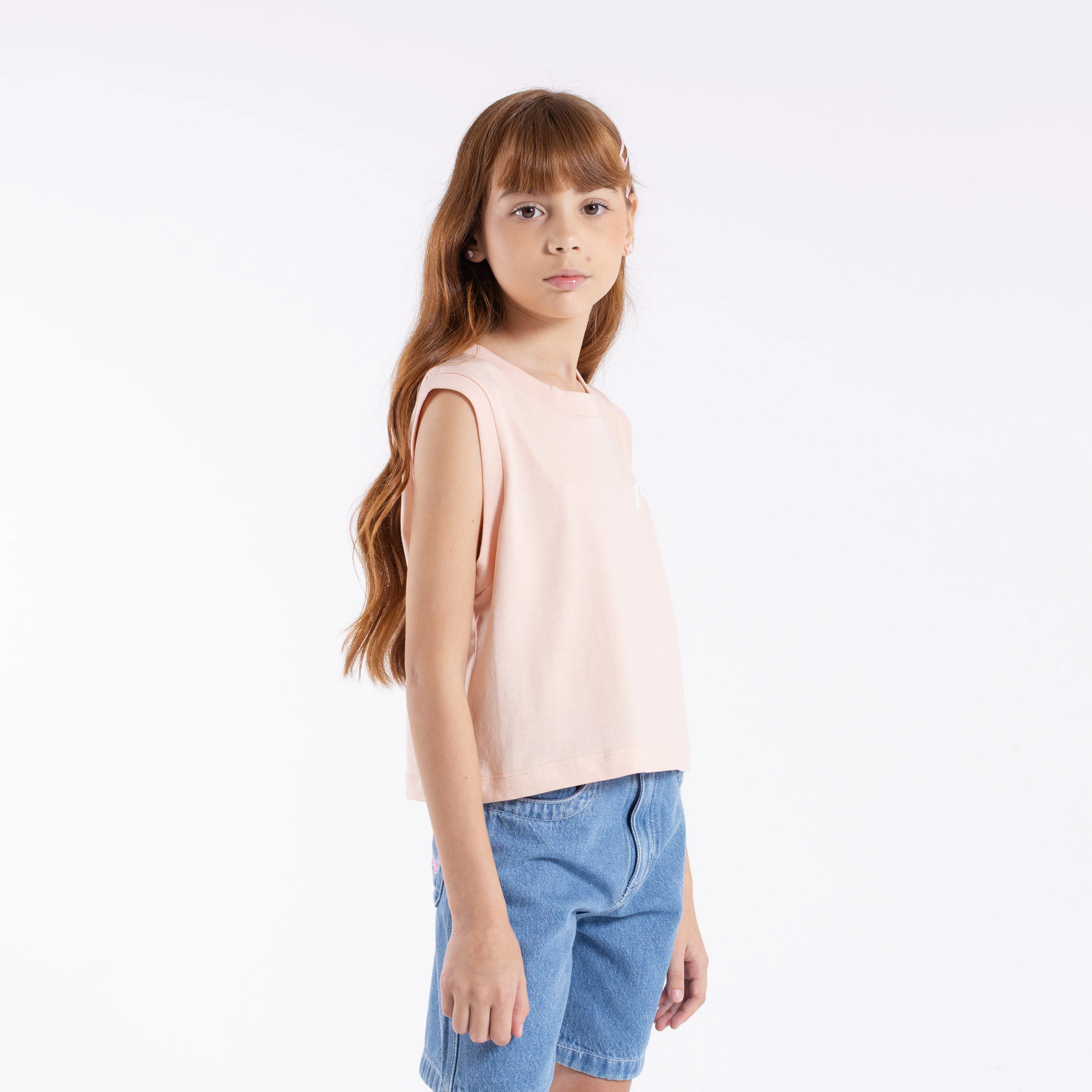 Musculosa Competition Girls Rose Cloud - Image 3