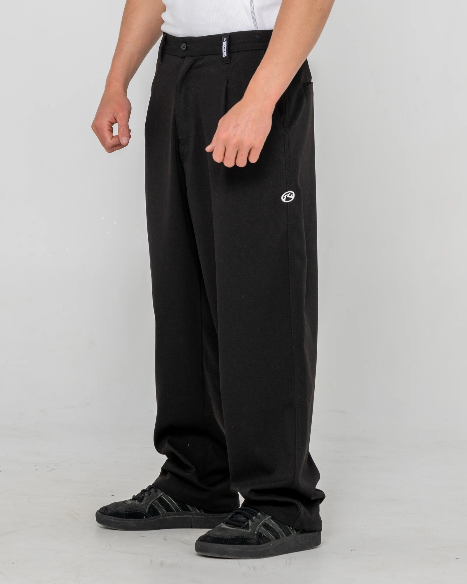Pantalon Jasper Baggy Pleated Suit Black - Image 3