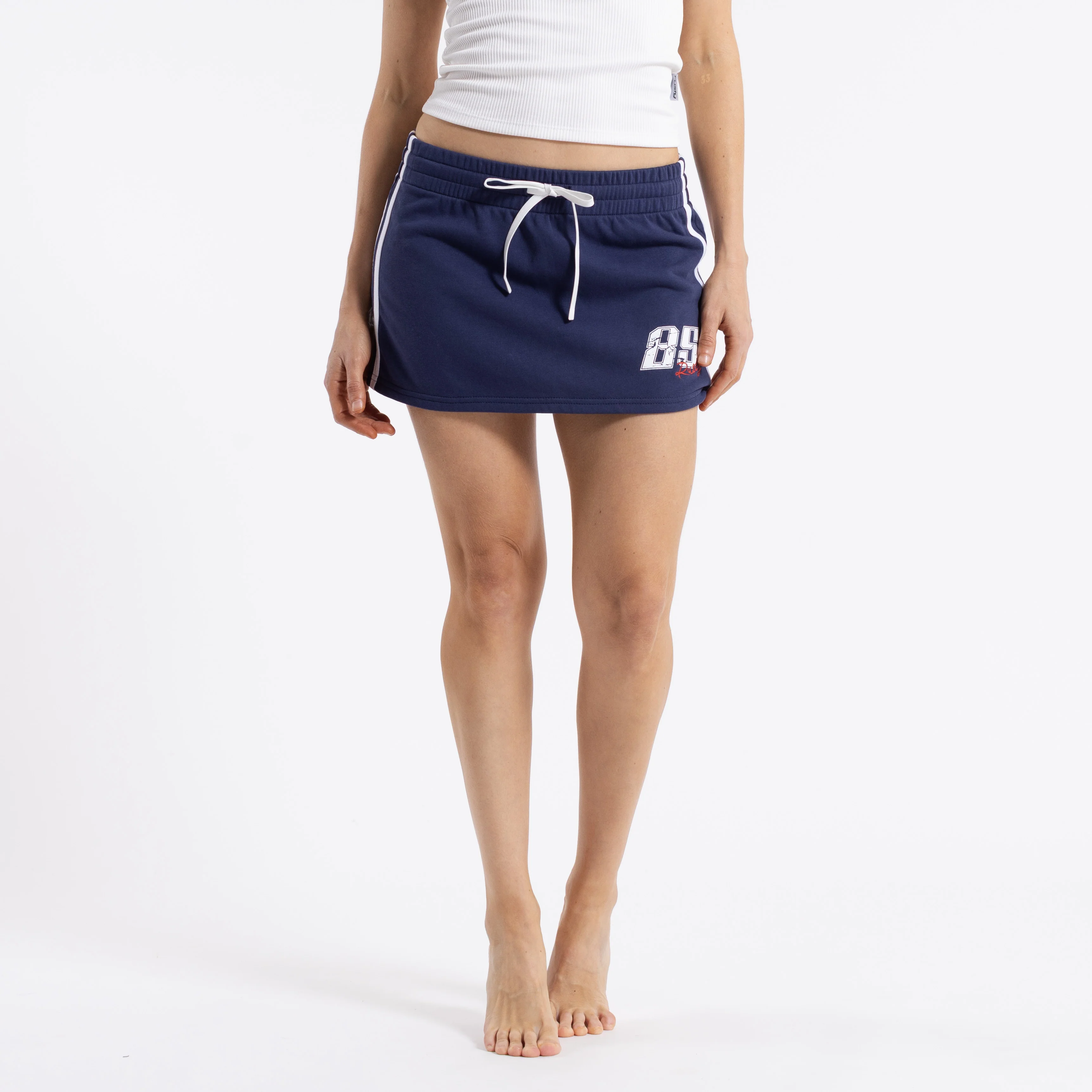 Pollera Le Jersey Low Rise MINI Navy - Image 2