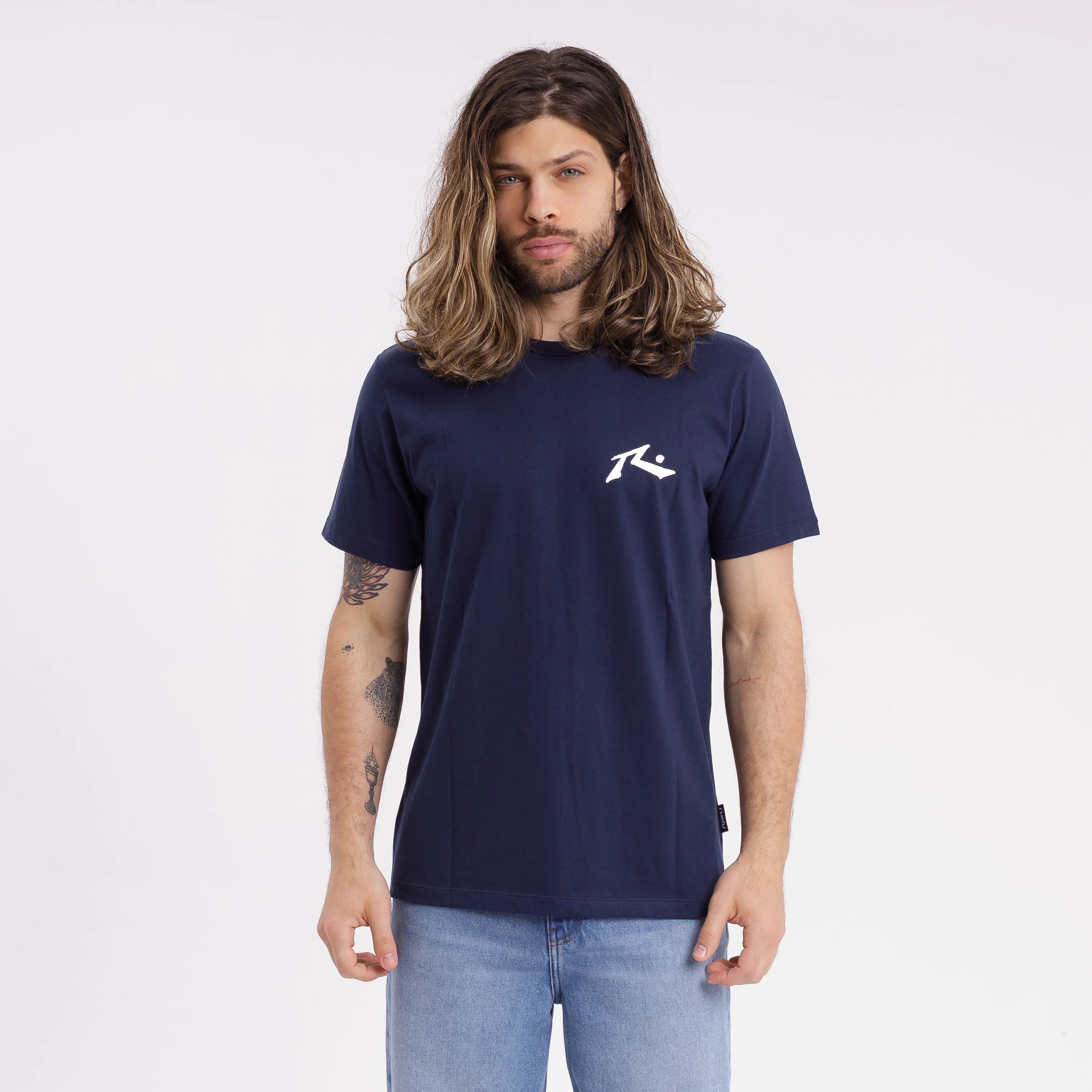 Remera Competition Azul Marino