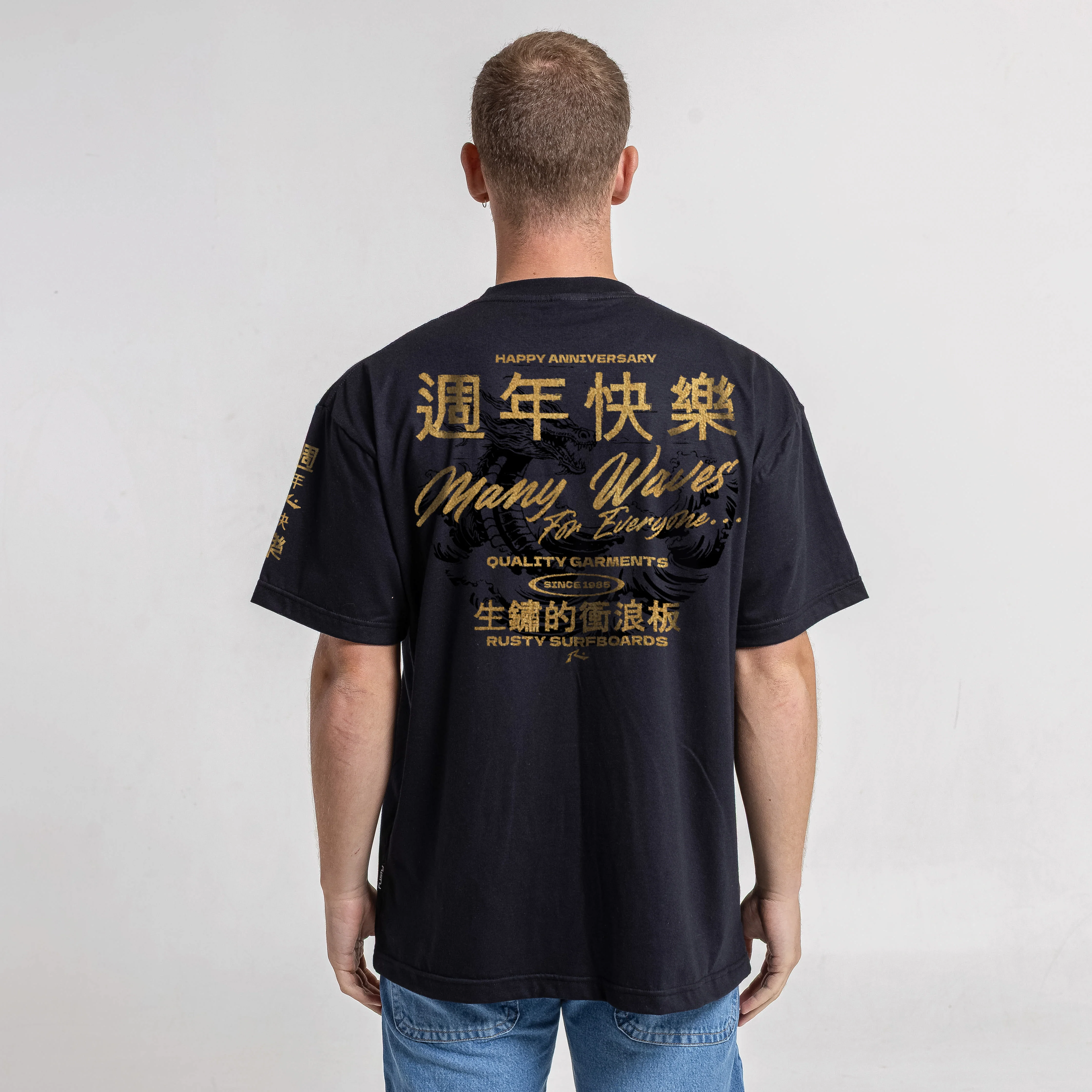 Remera Many Waves Black - Image 3