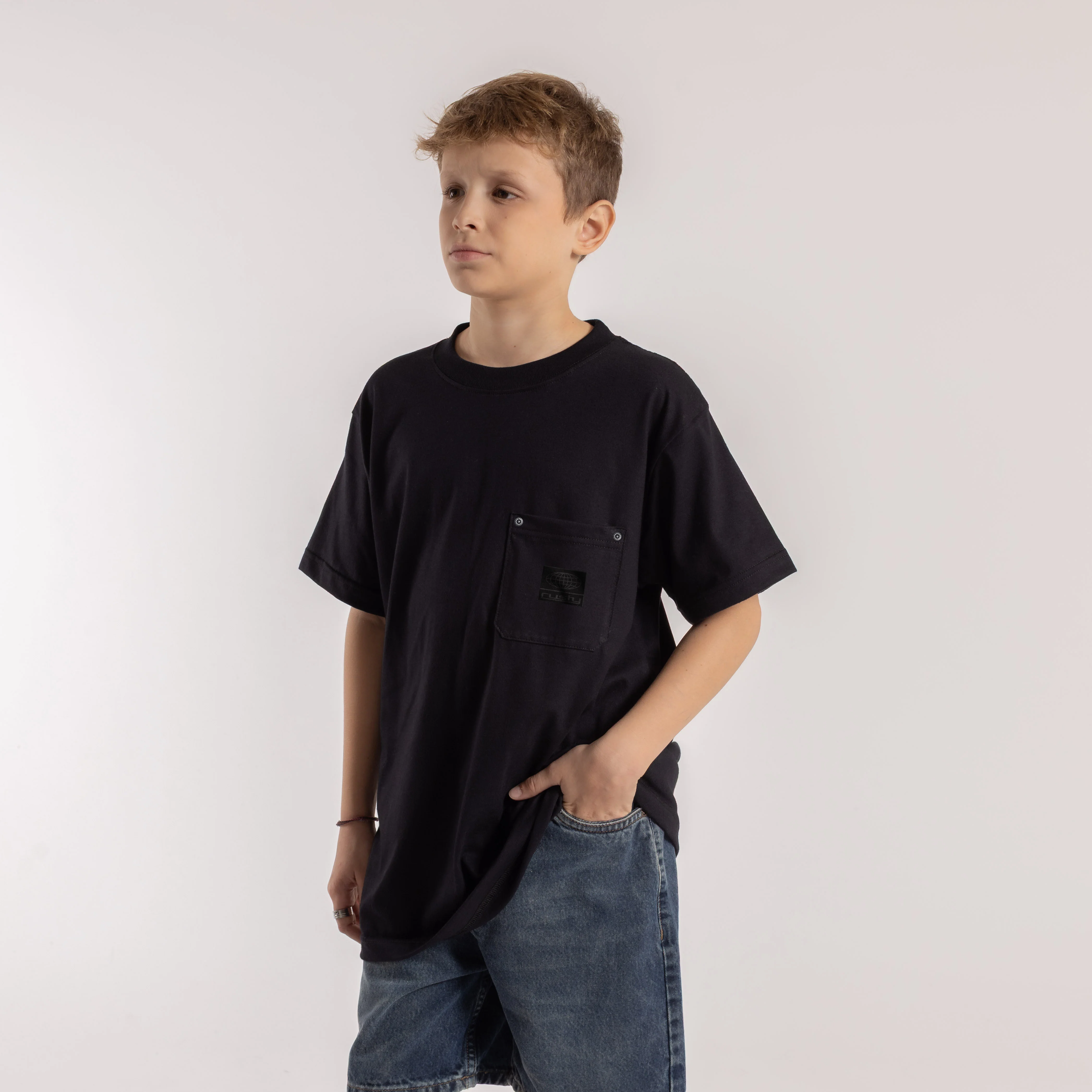 Remera Stezei Serie 3 Junior Black - Image 2