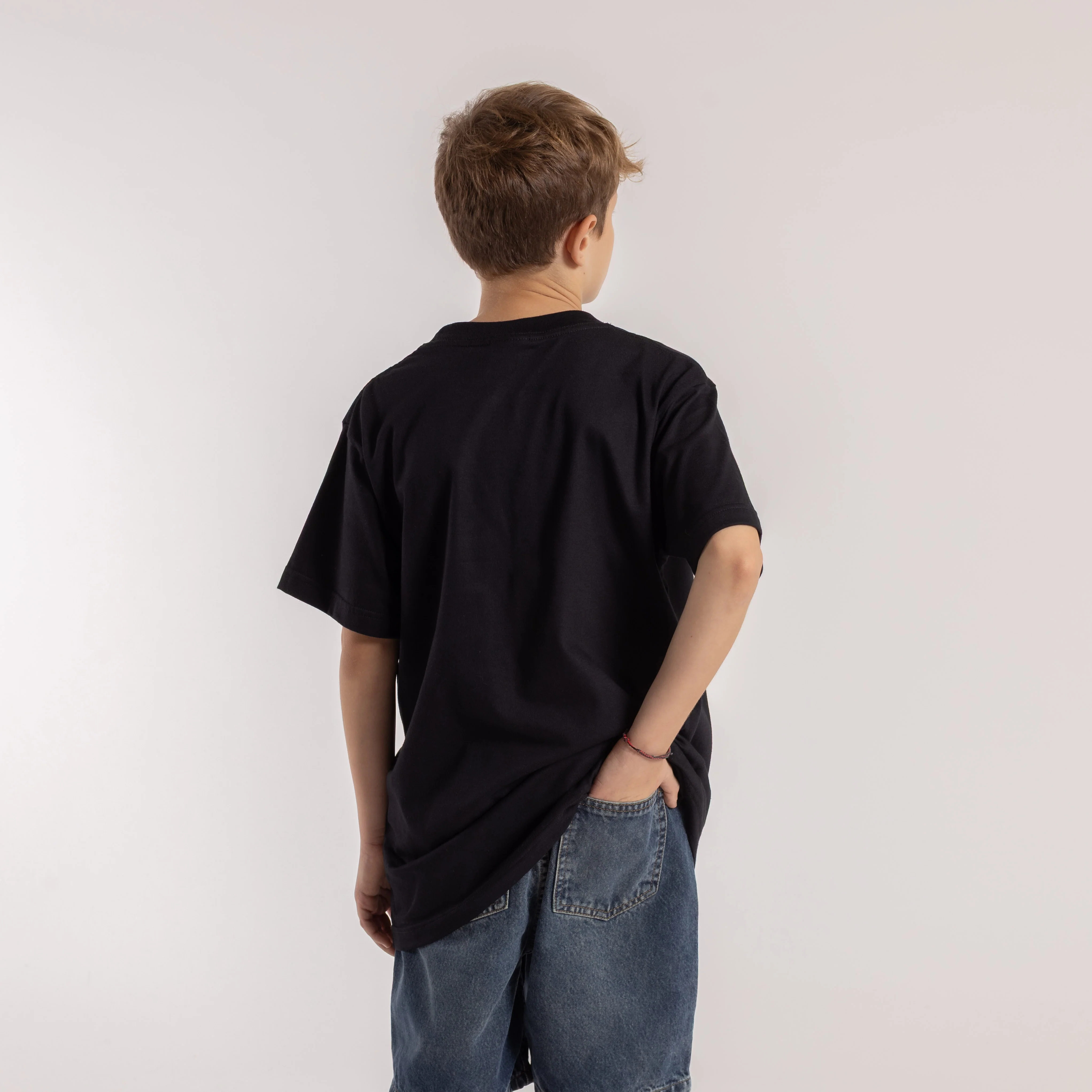 Remera Stezei Serie 3 Junior Black - Image 3