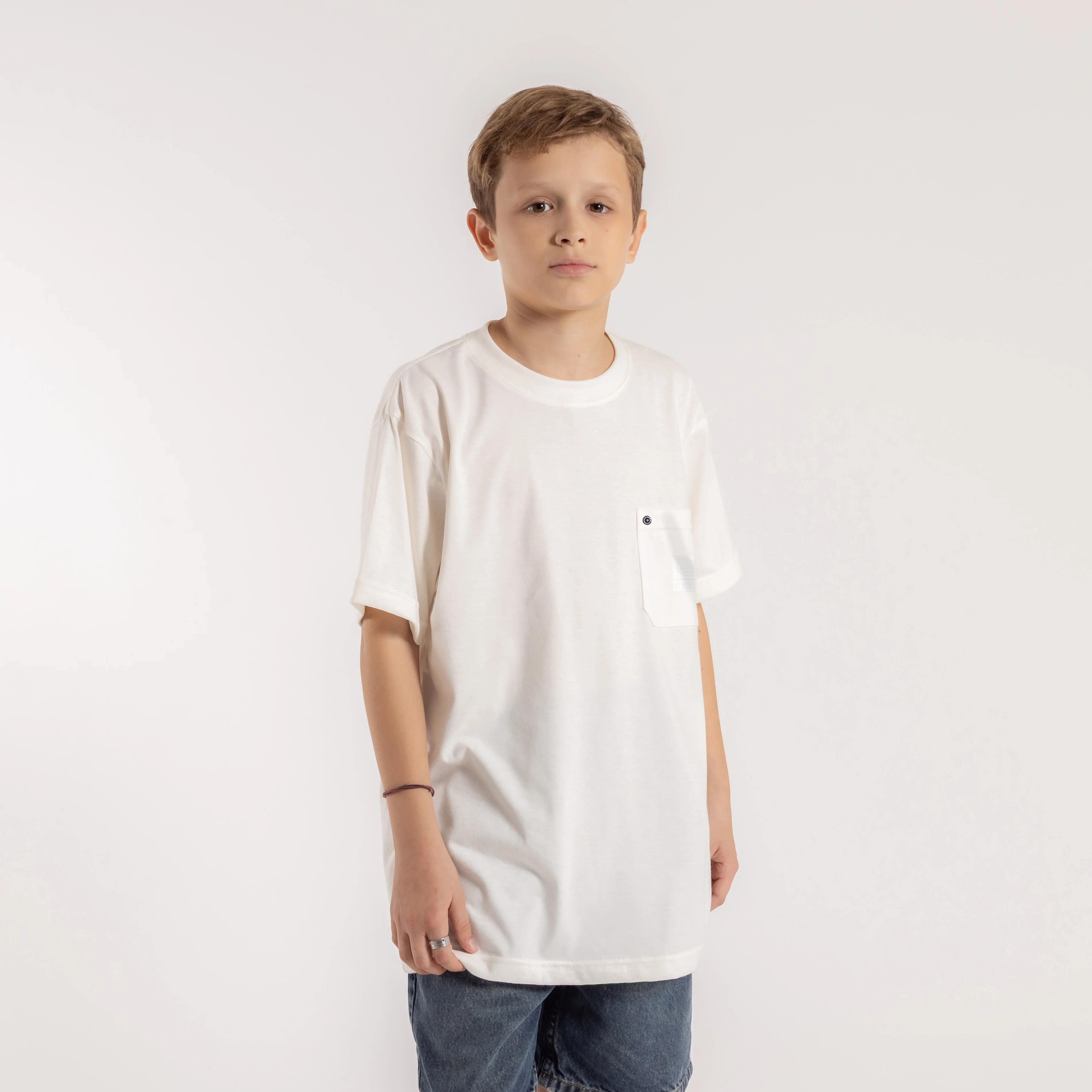 Remera Stezei Serie 3 Junior Ecru - Image 2