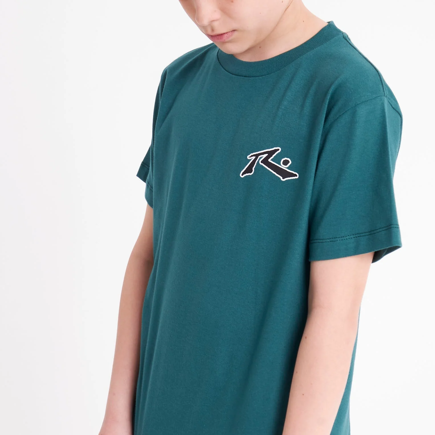 Remera Competition 2.0 Junior Green B/Black - Image 3