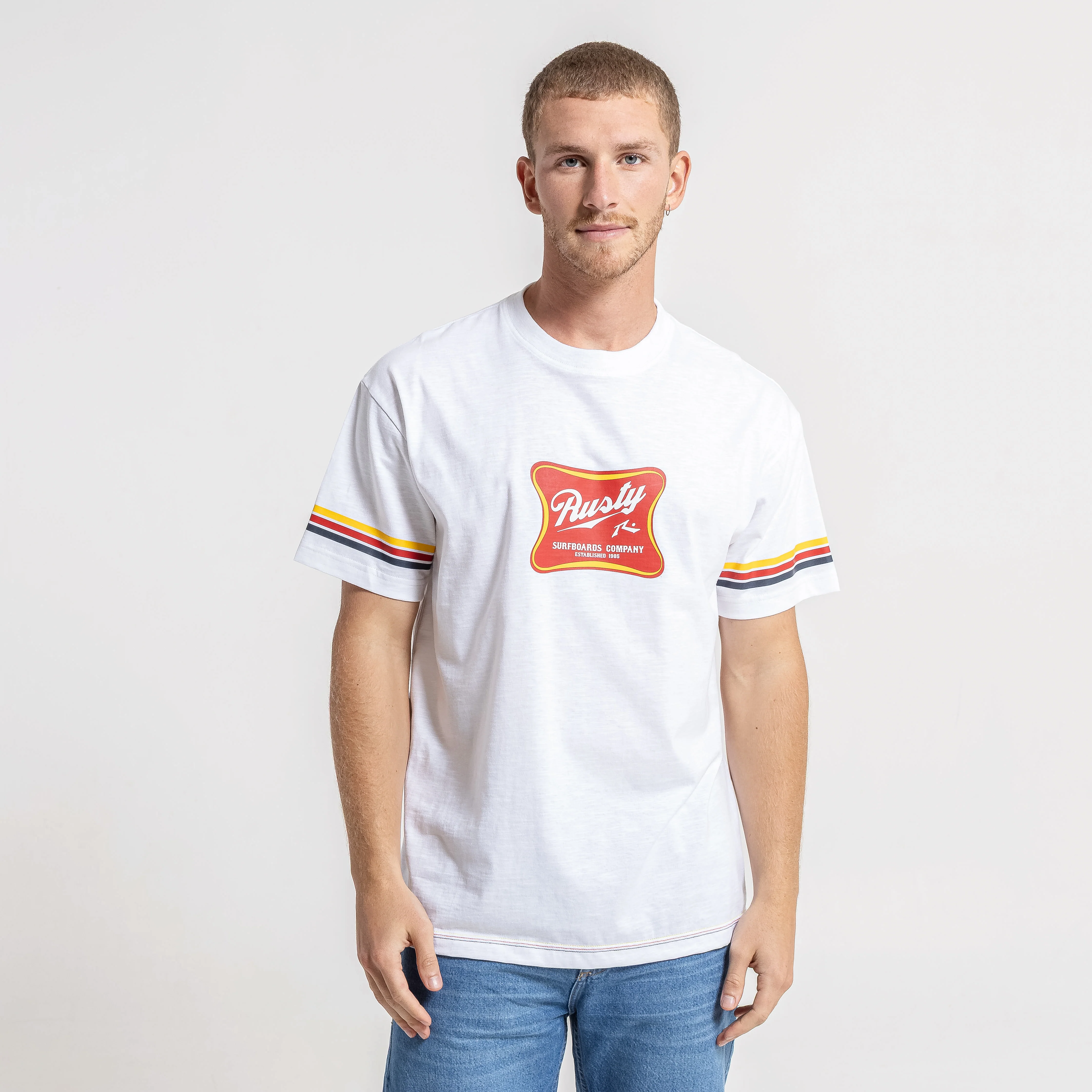 Remera Beer Off White