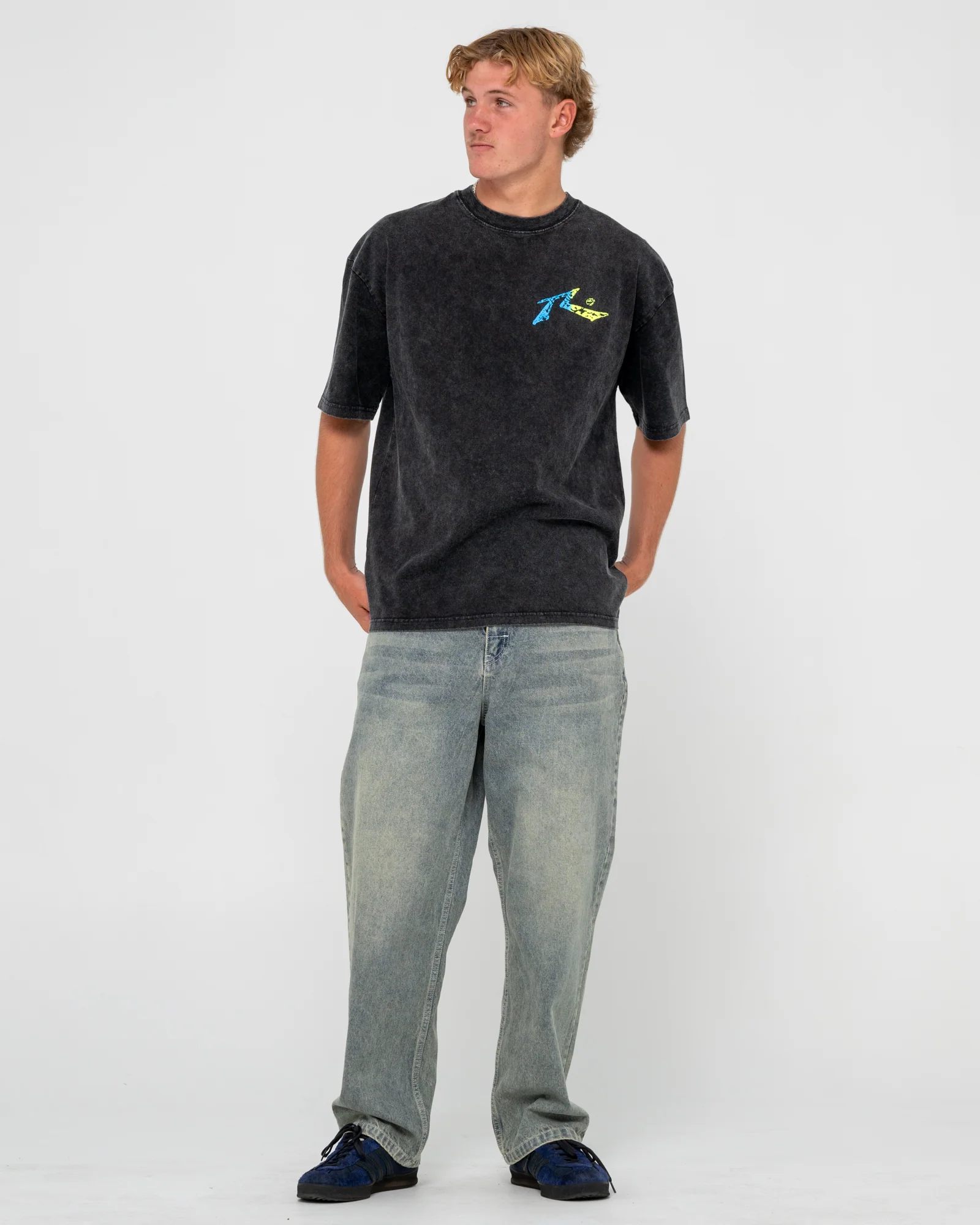 Remera Heritage Process Black