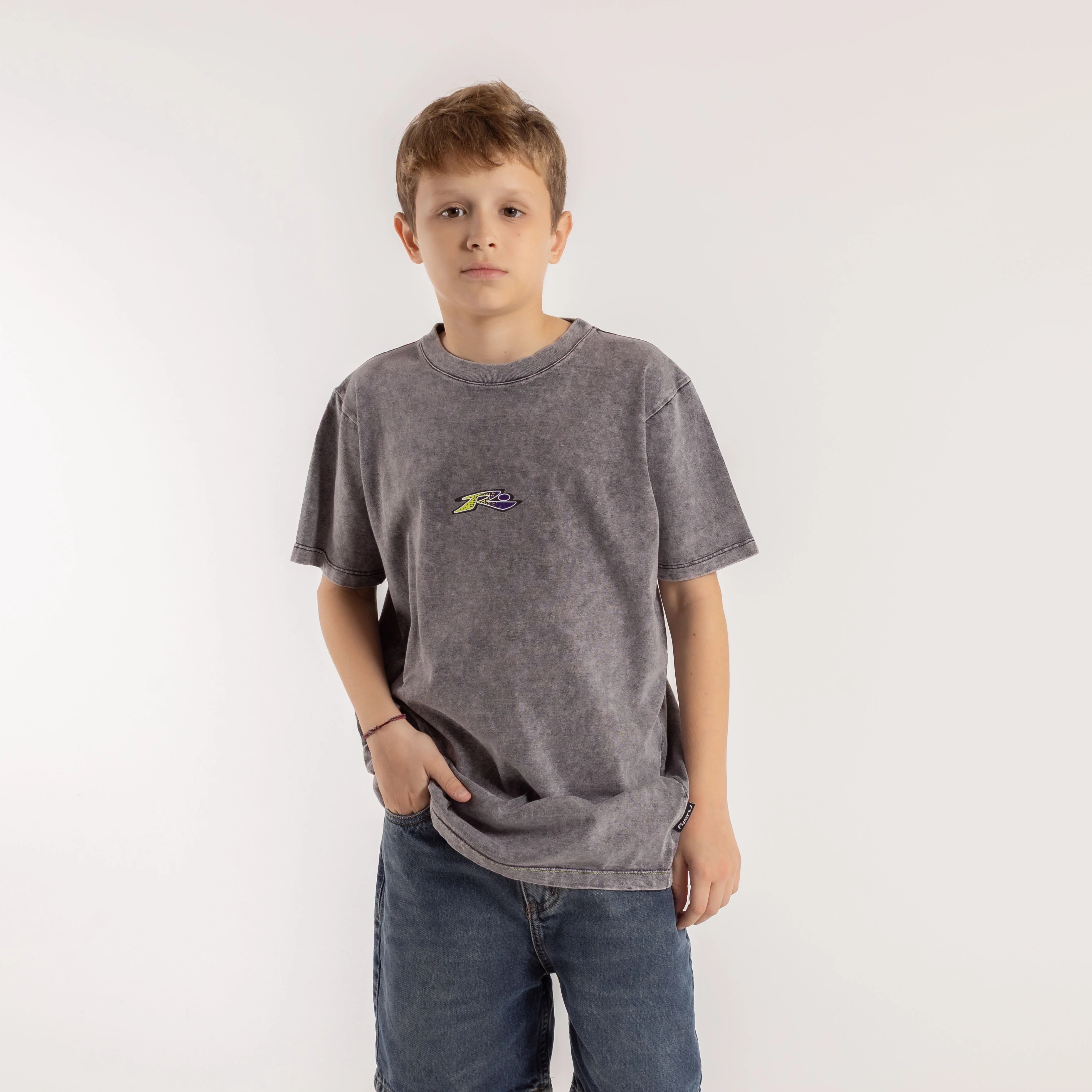 Remera Surf Frames Junior Process Black