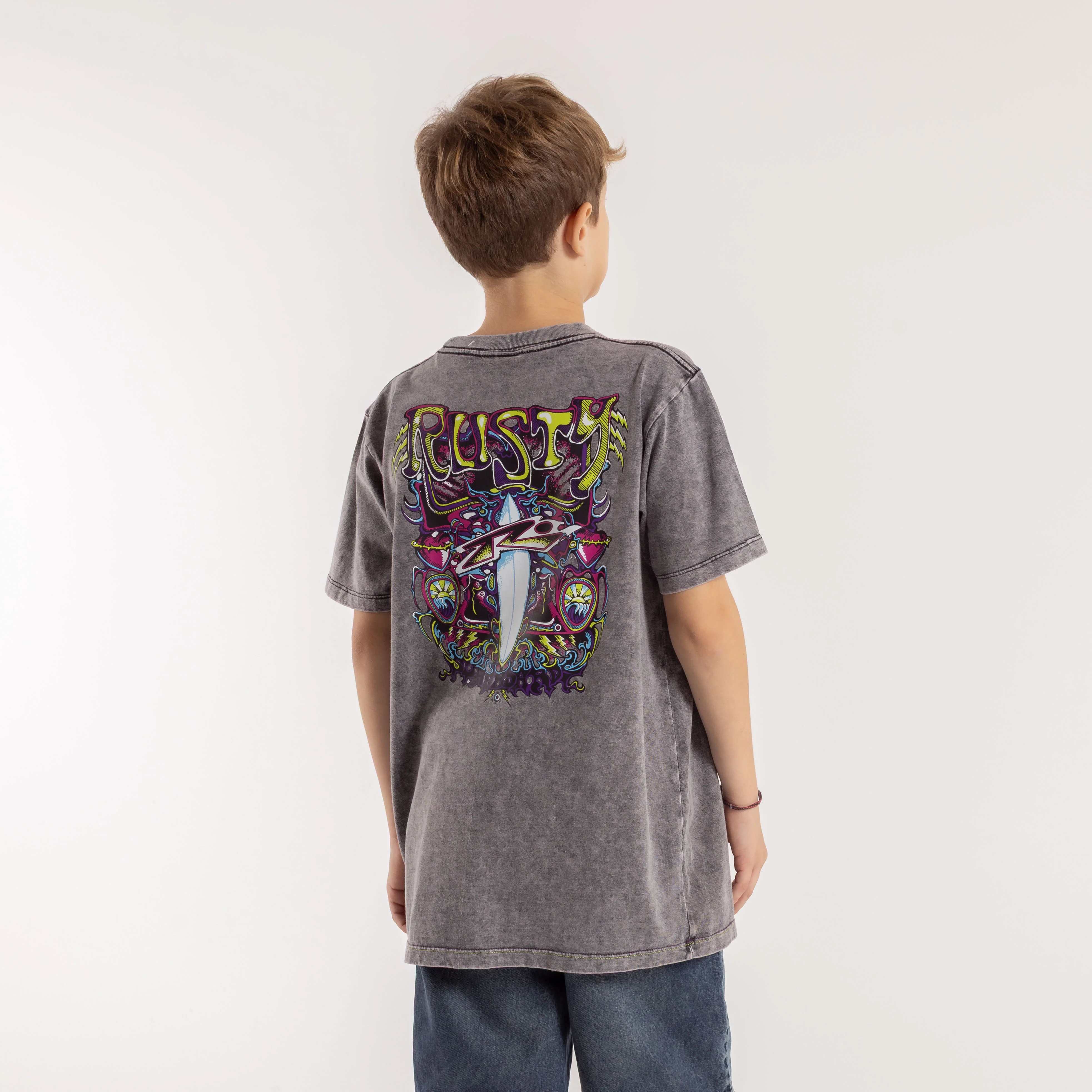 Remera Surf Frames Junior Process Black - Image 4