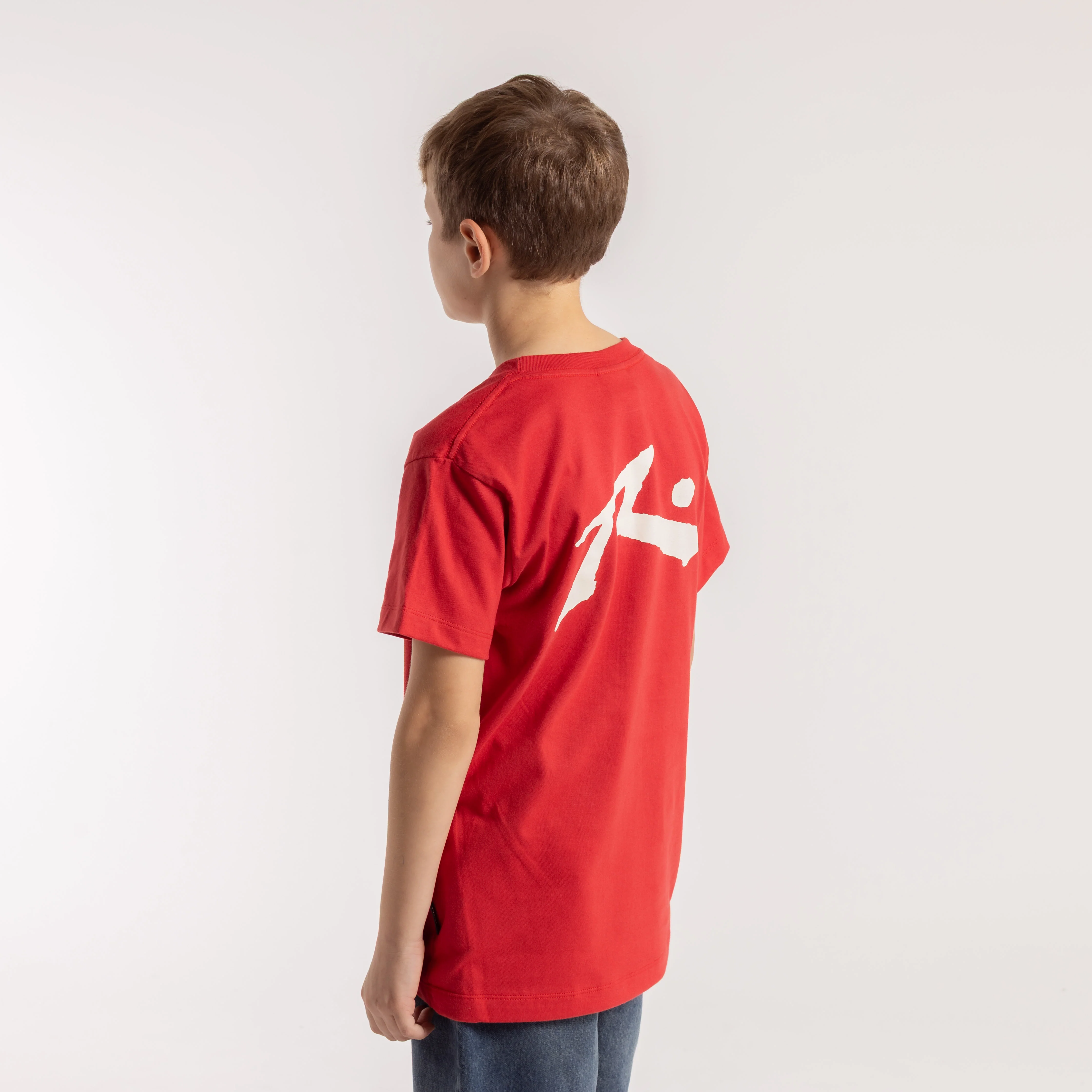 Remera Competition Junior Red/Ecru - Image 3