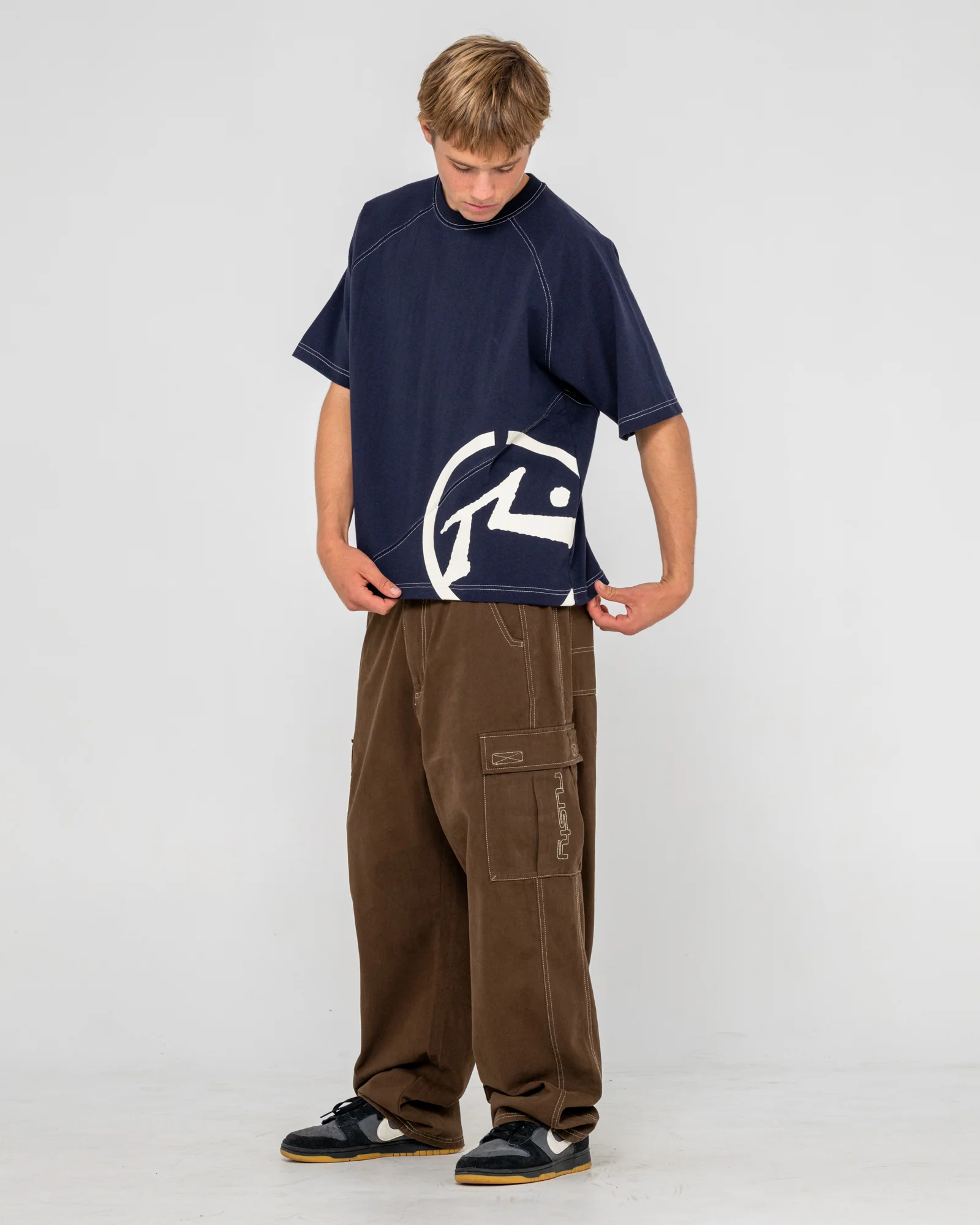 Remera Pablo Short Sleeve Heavy Navy Blue - Image 3