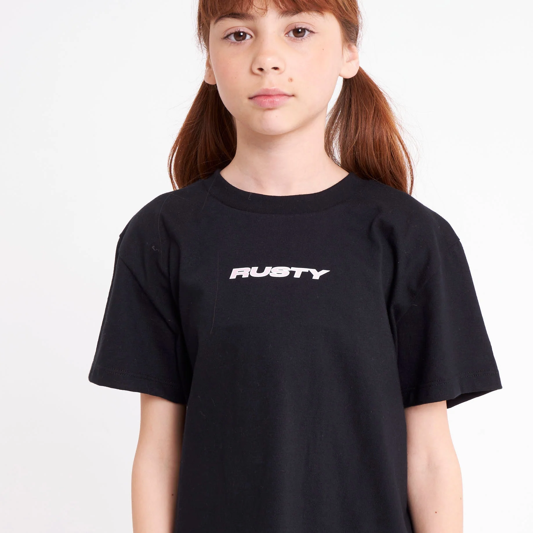 Remera Sporty Mini Girls Black - Image 2