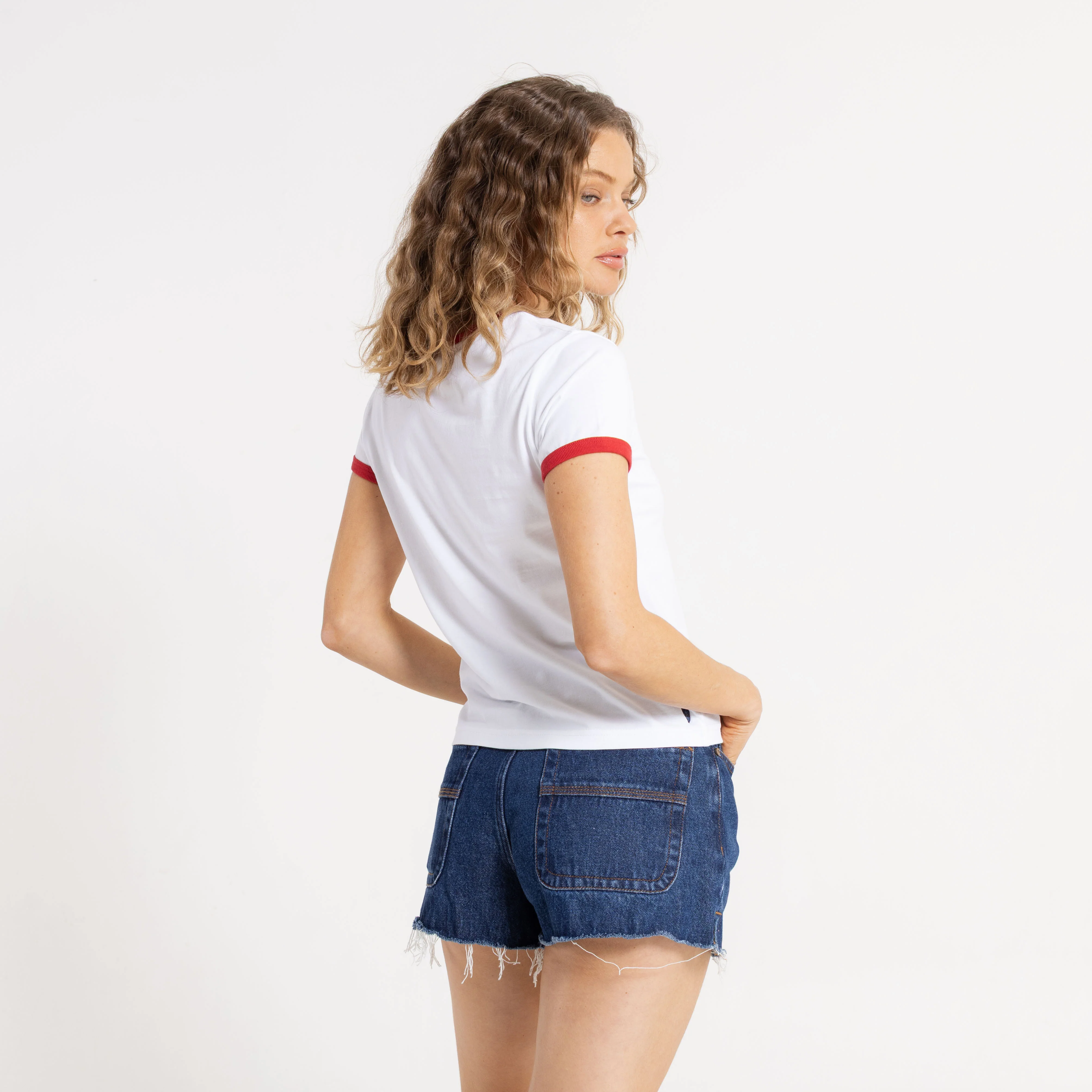 Remera Bonnes Vacances Ringer Skimmer Snow White - Image 3