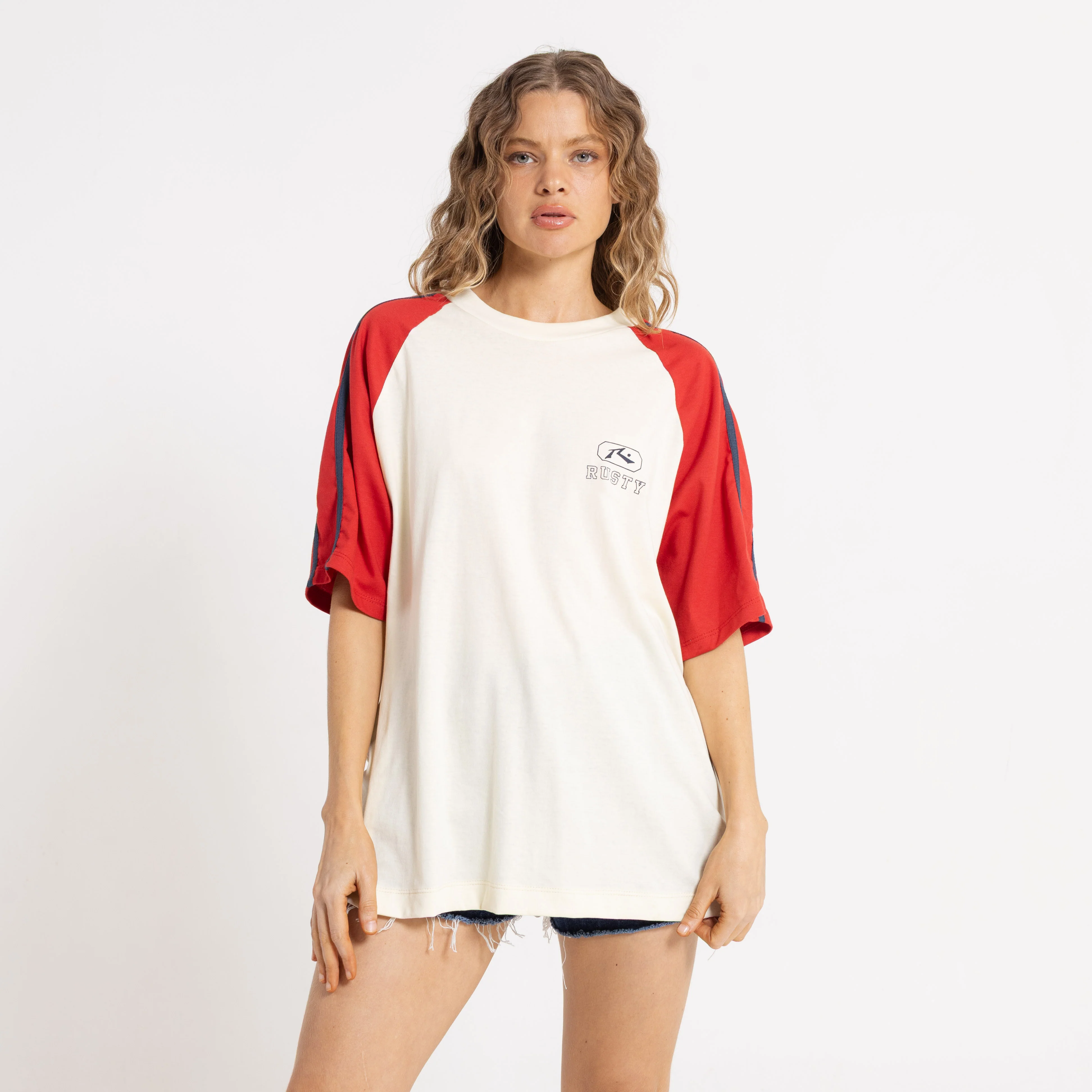 Remera Mindless Collegiate Oversize Snow White - Image 2