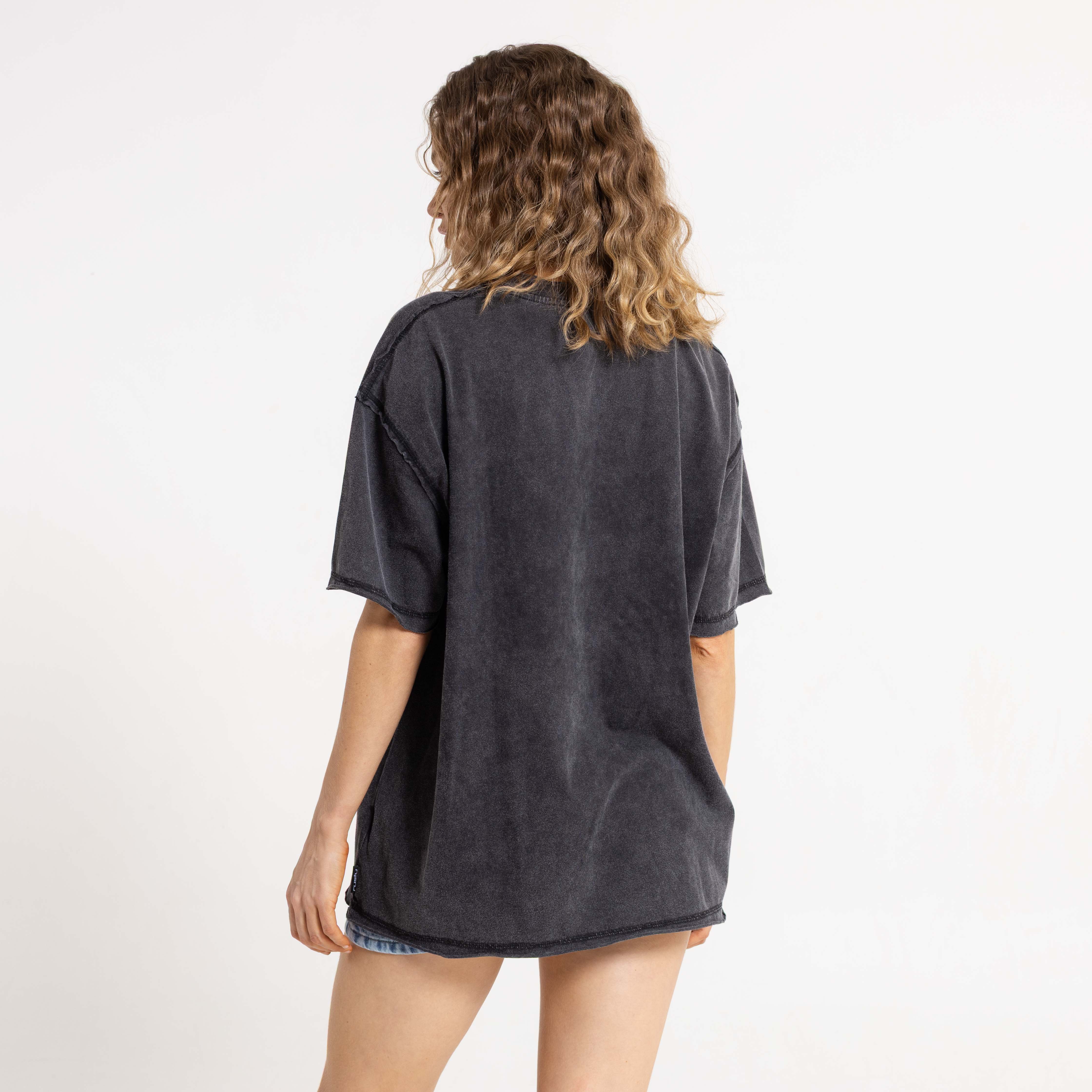 Remera Roxanne Feeln Oversize Vintage Black - Image 6