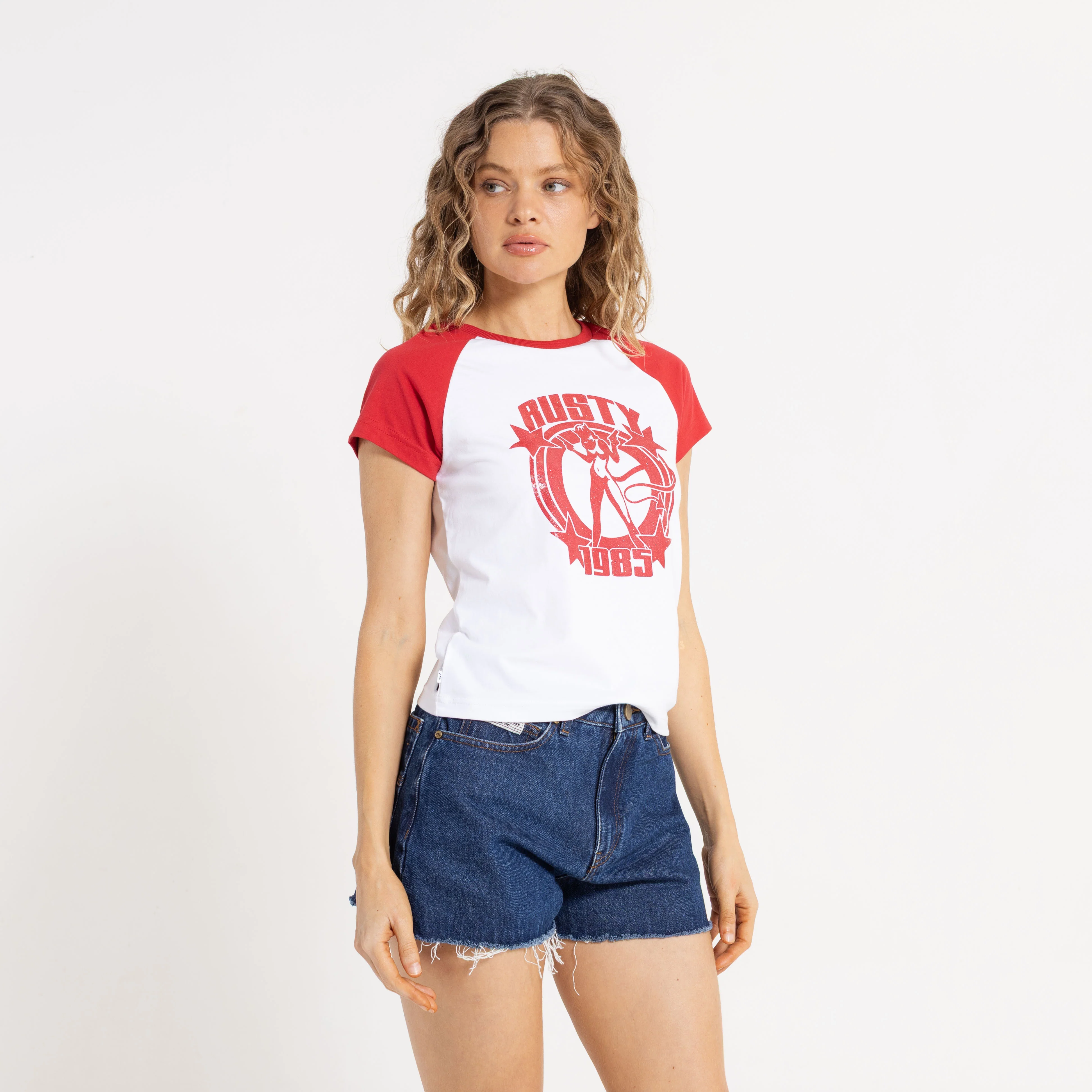 Remera Daring Devil Sleeve Baby White - Image 2