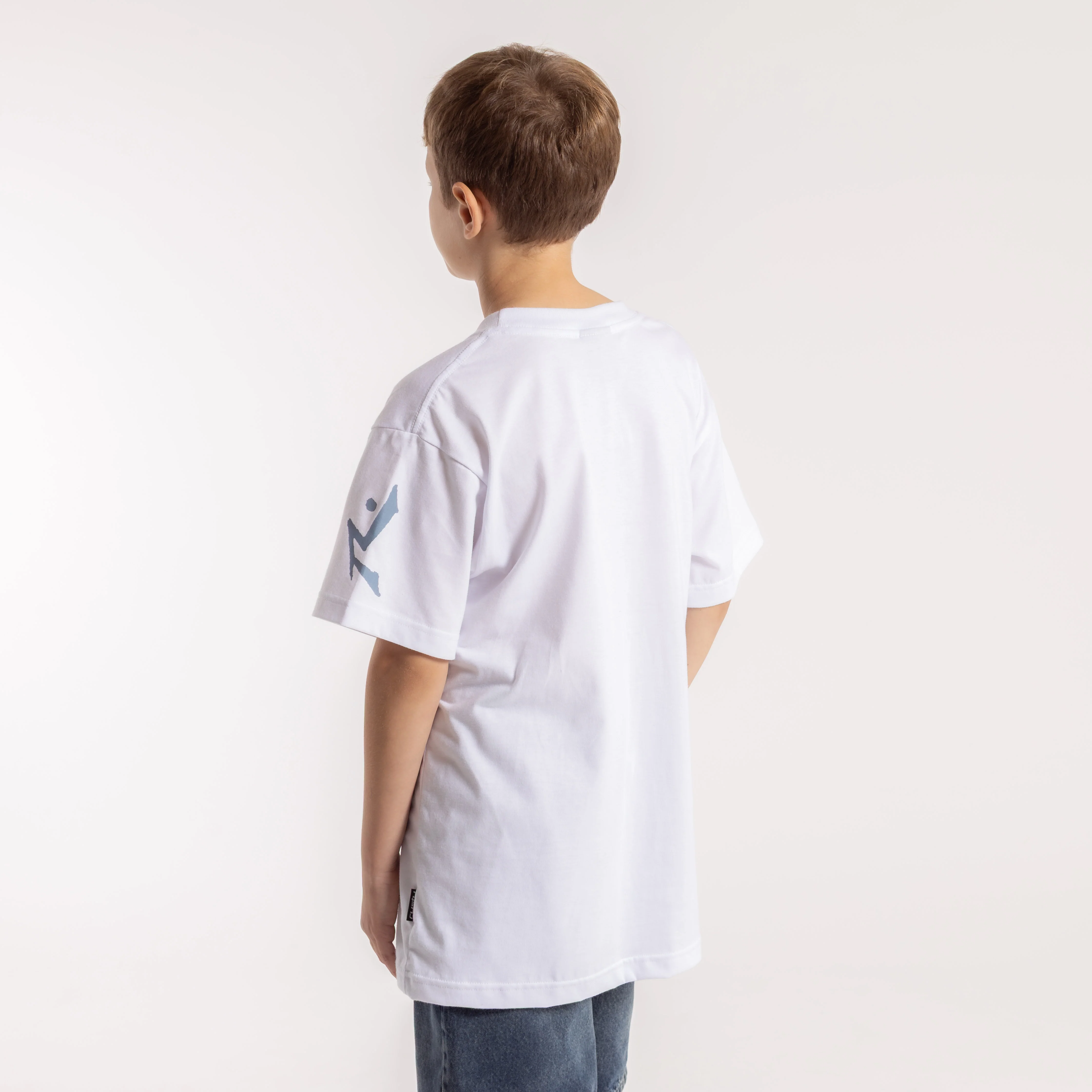 Remera Comp Revolution Junior White/Denim Blue - Image 2