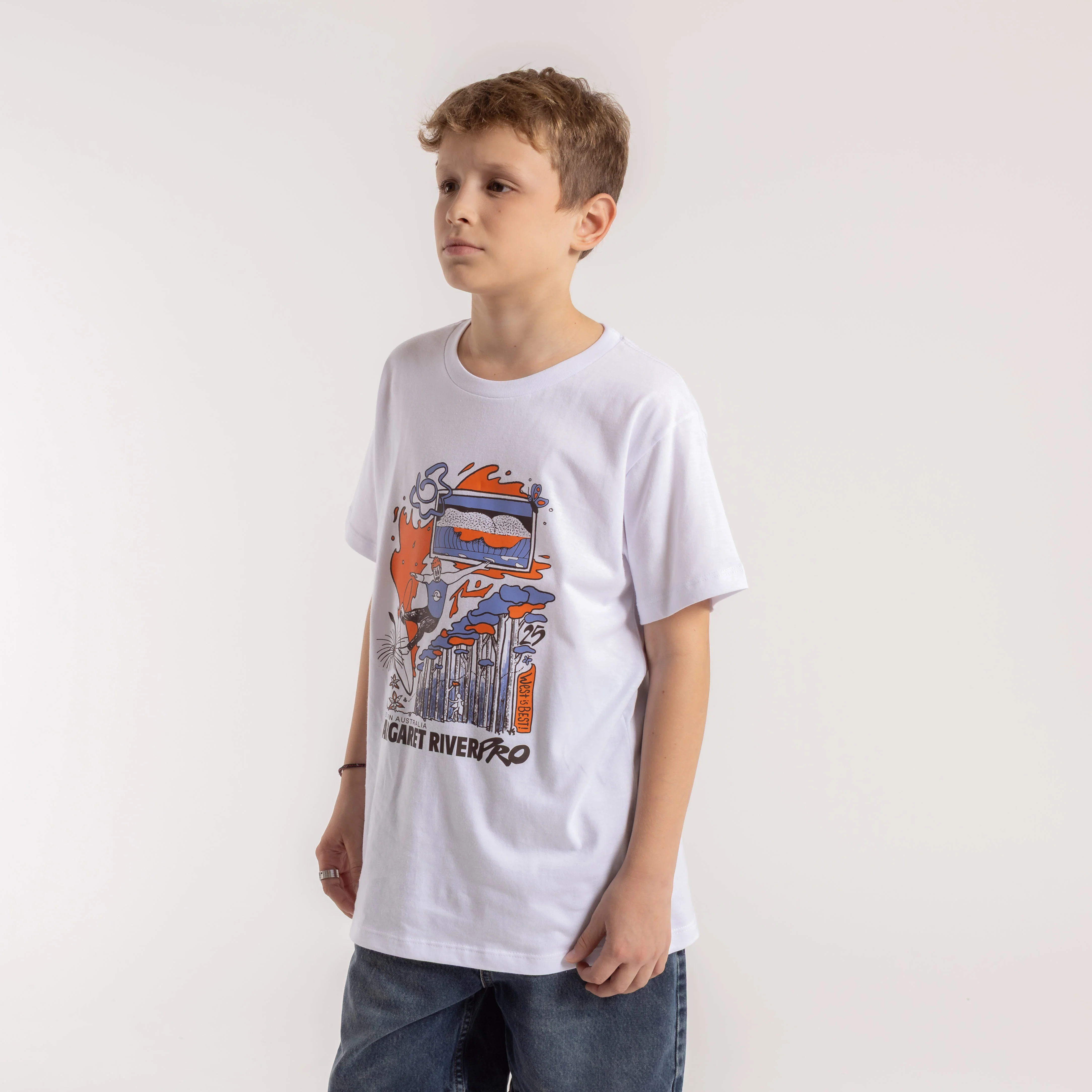 Remera Margaret River 25 Serie 2 Junior White - Image 2