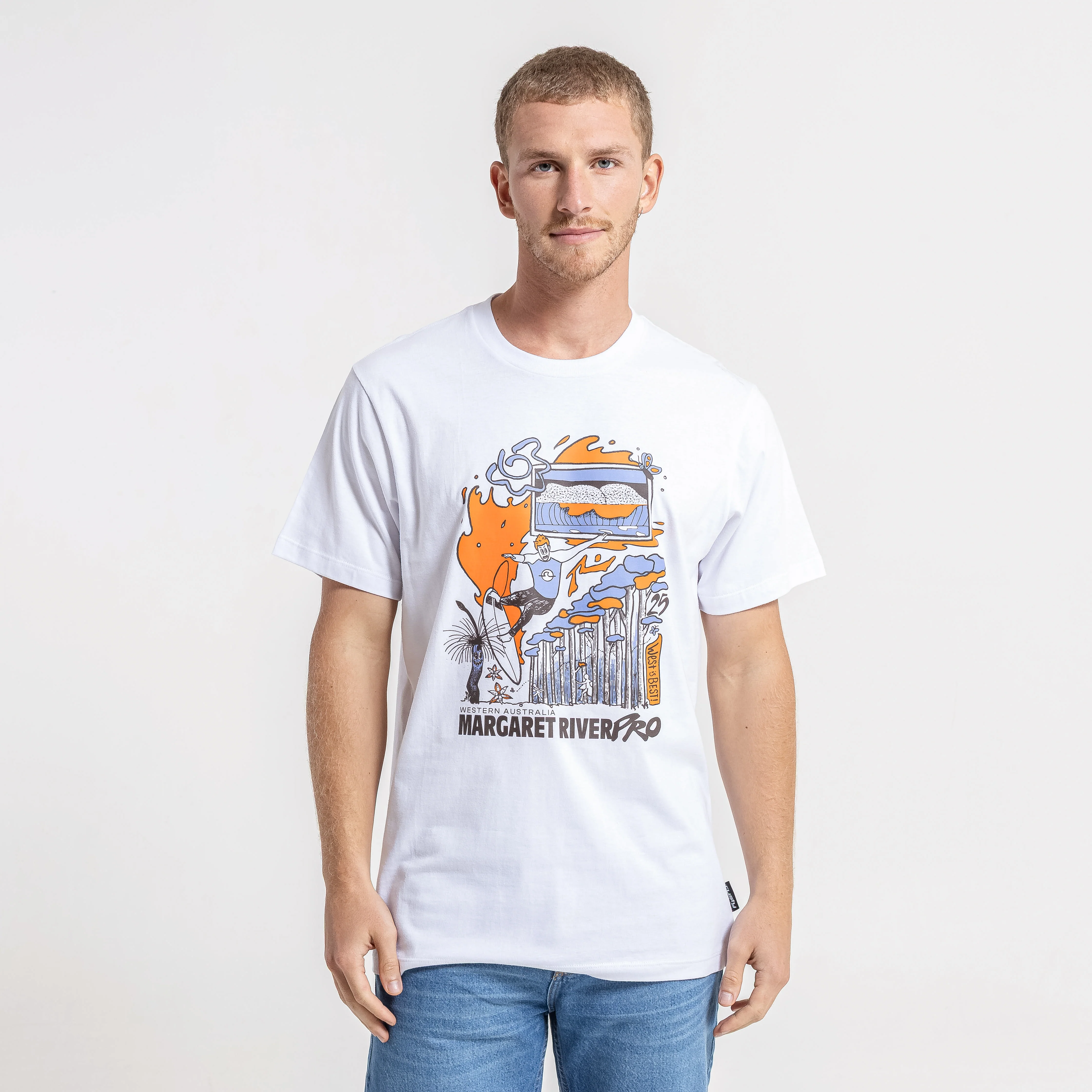 Remera Margaret River 25 Serie 2 White