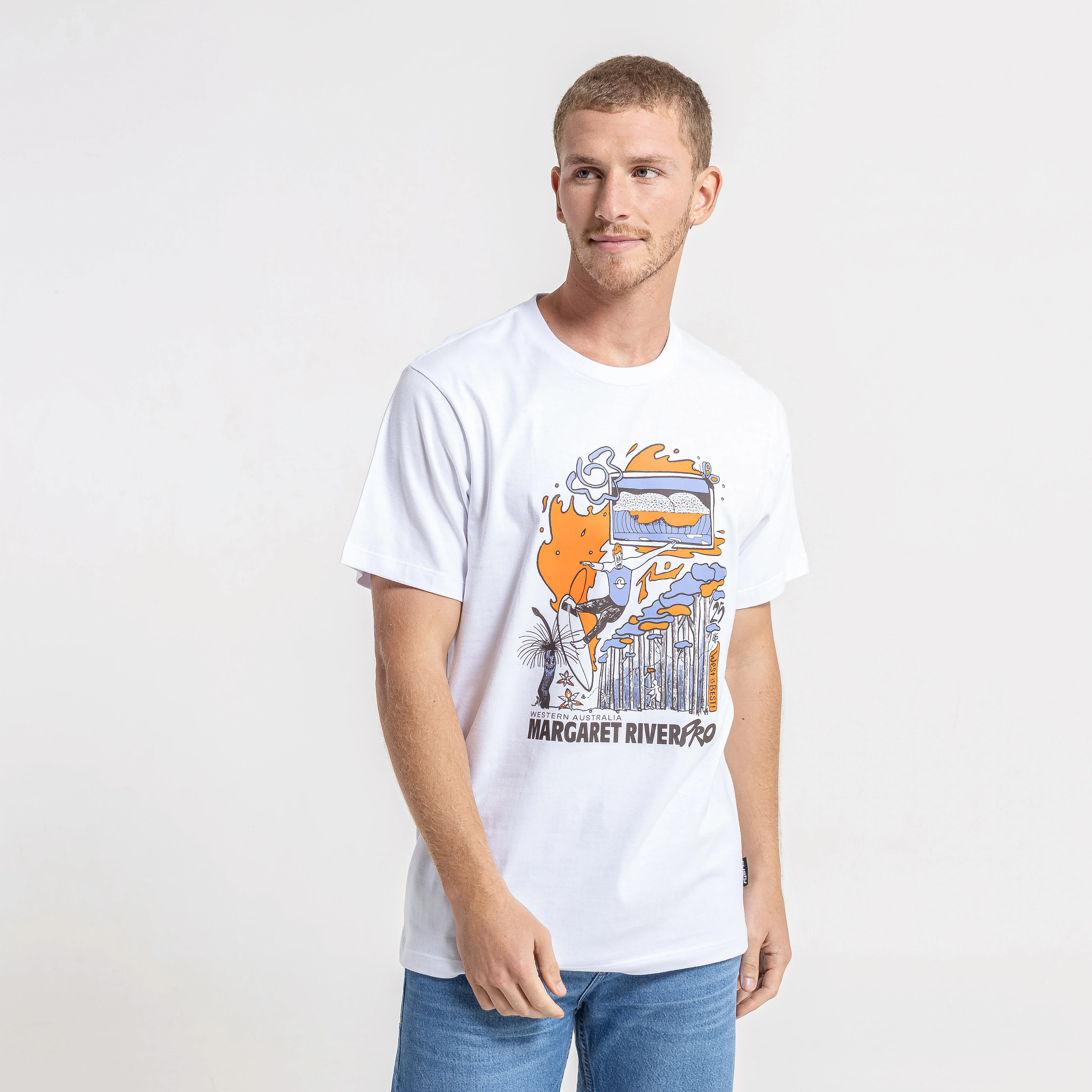 Remera Margaret River 25 Serie 2 White - Image 2