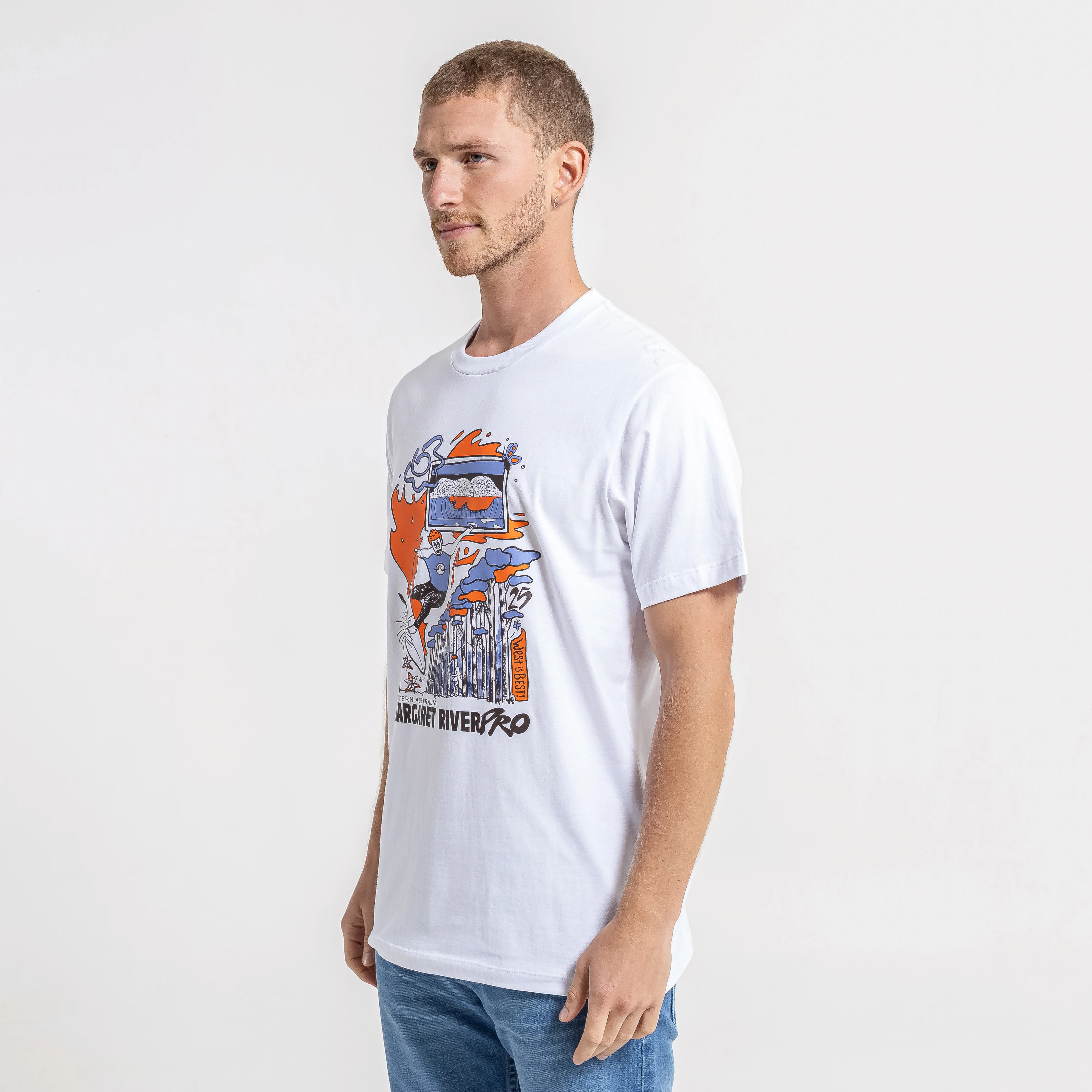 Remera Margaret River 25 Serie 2 White - Image 3