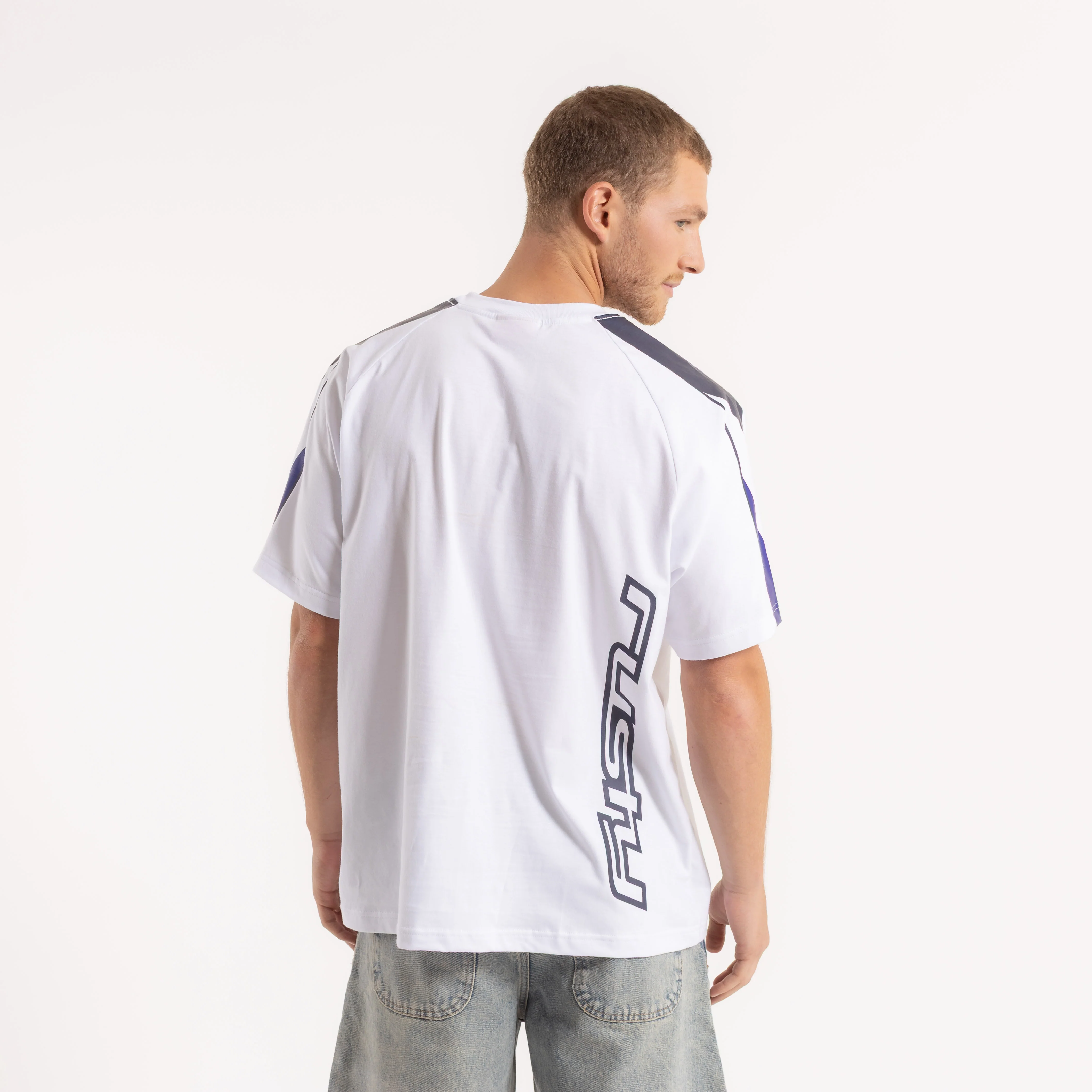 Remera Rally White/Navy Blue - Image 3