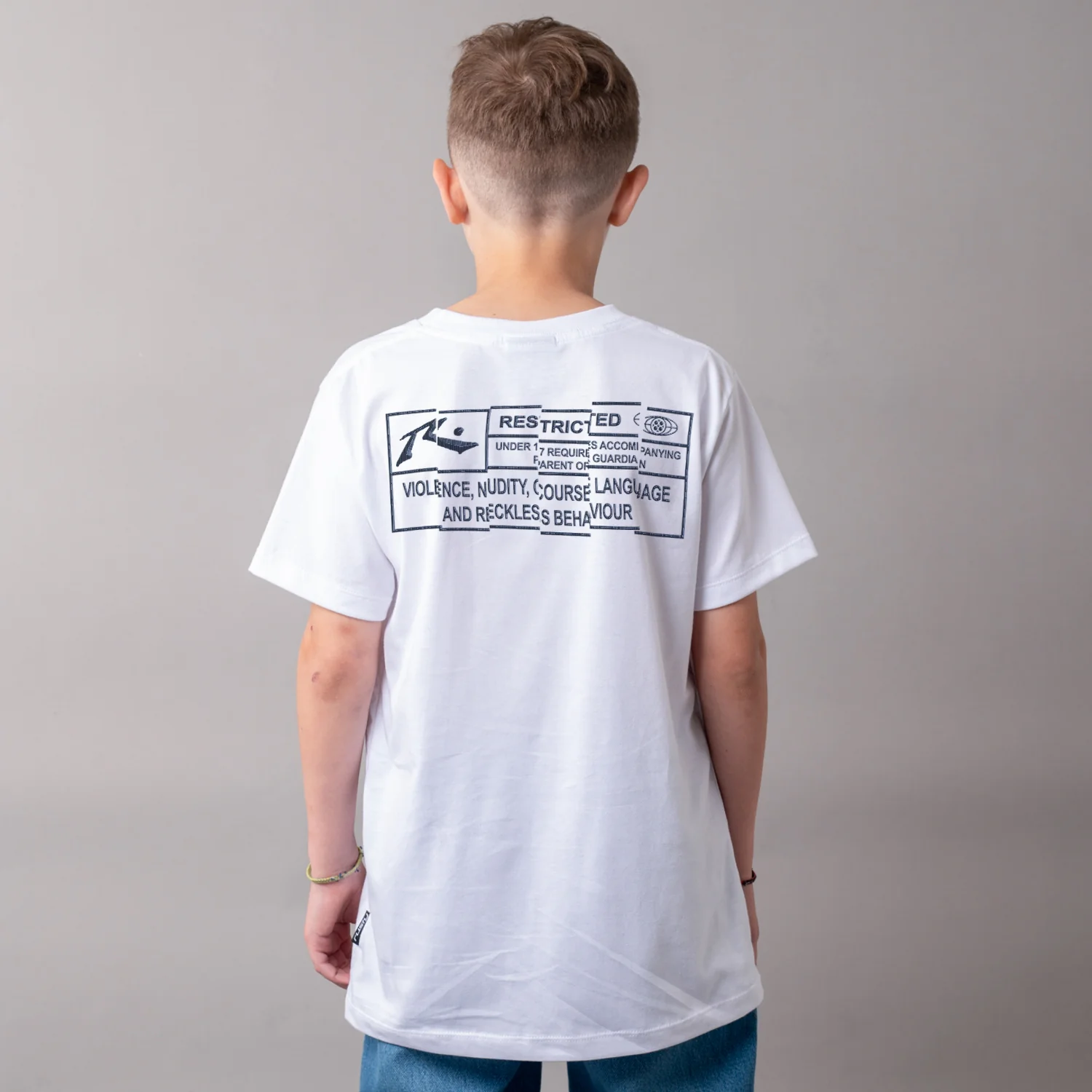 Remera Restrict Junky Jr White - Image 3