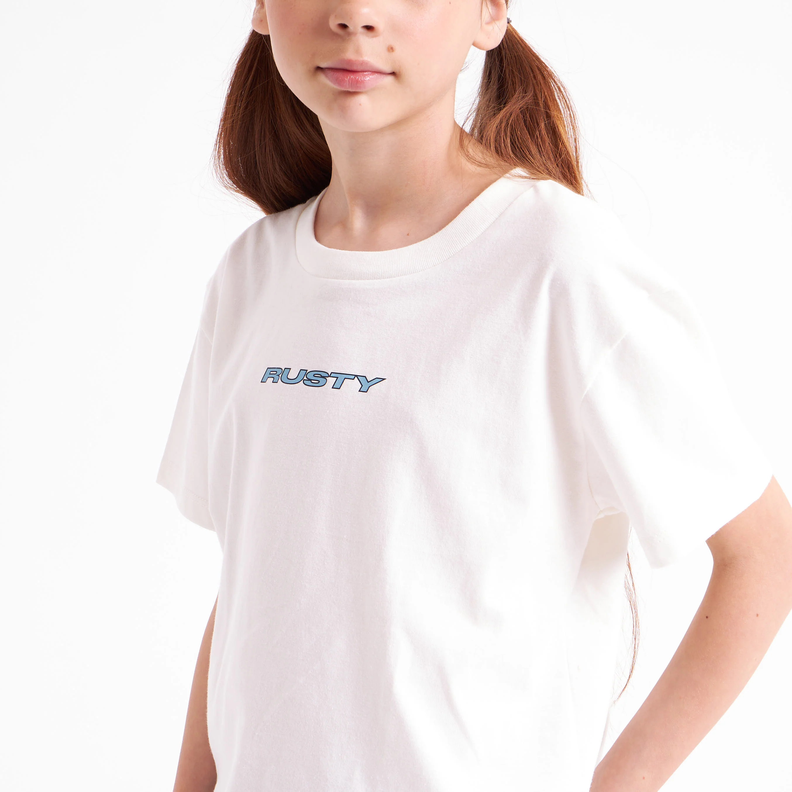 Remera Sporty Mini Girls White - Image 2