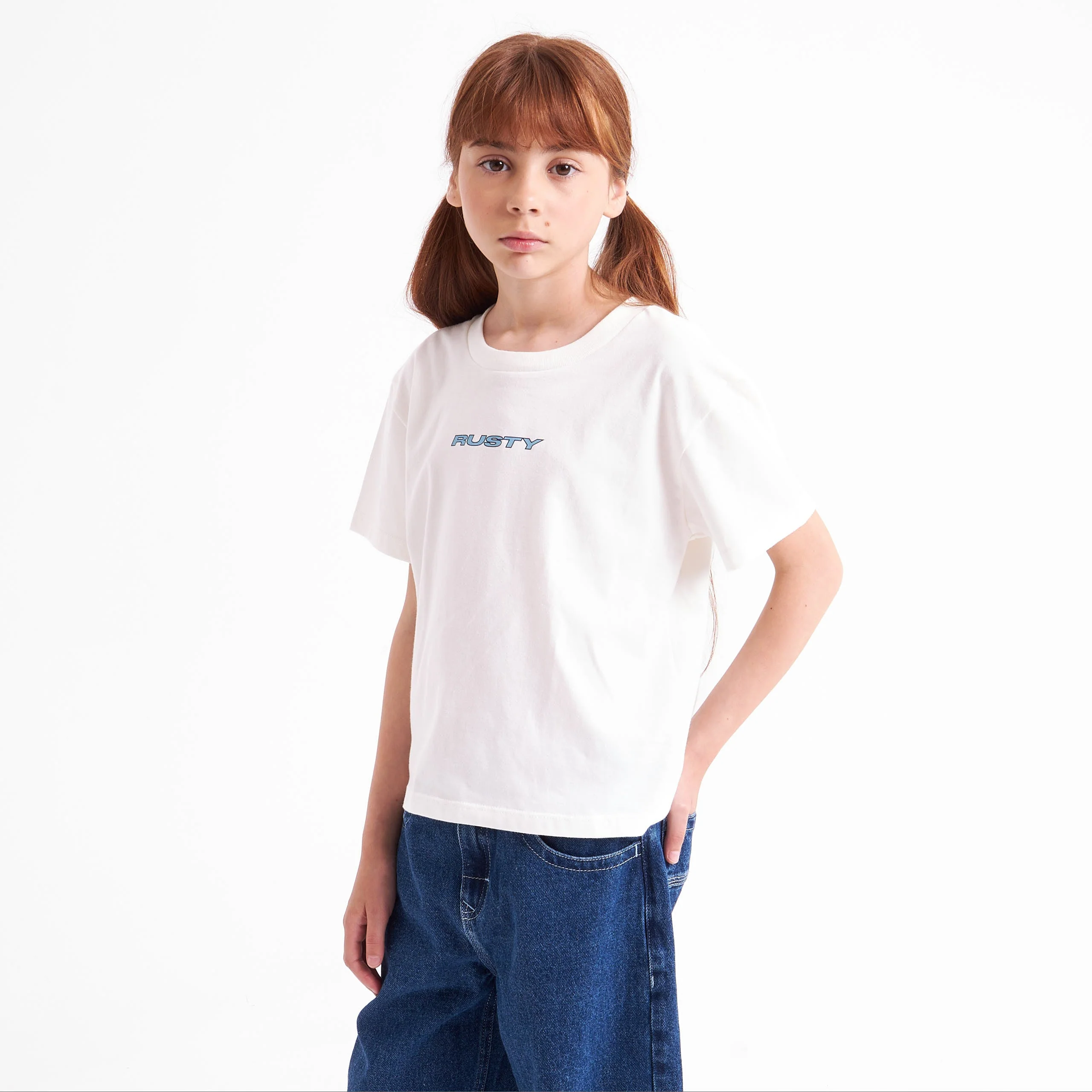 Remera Sporty Mini Girls White - Image 3