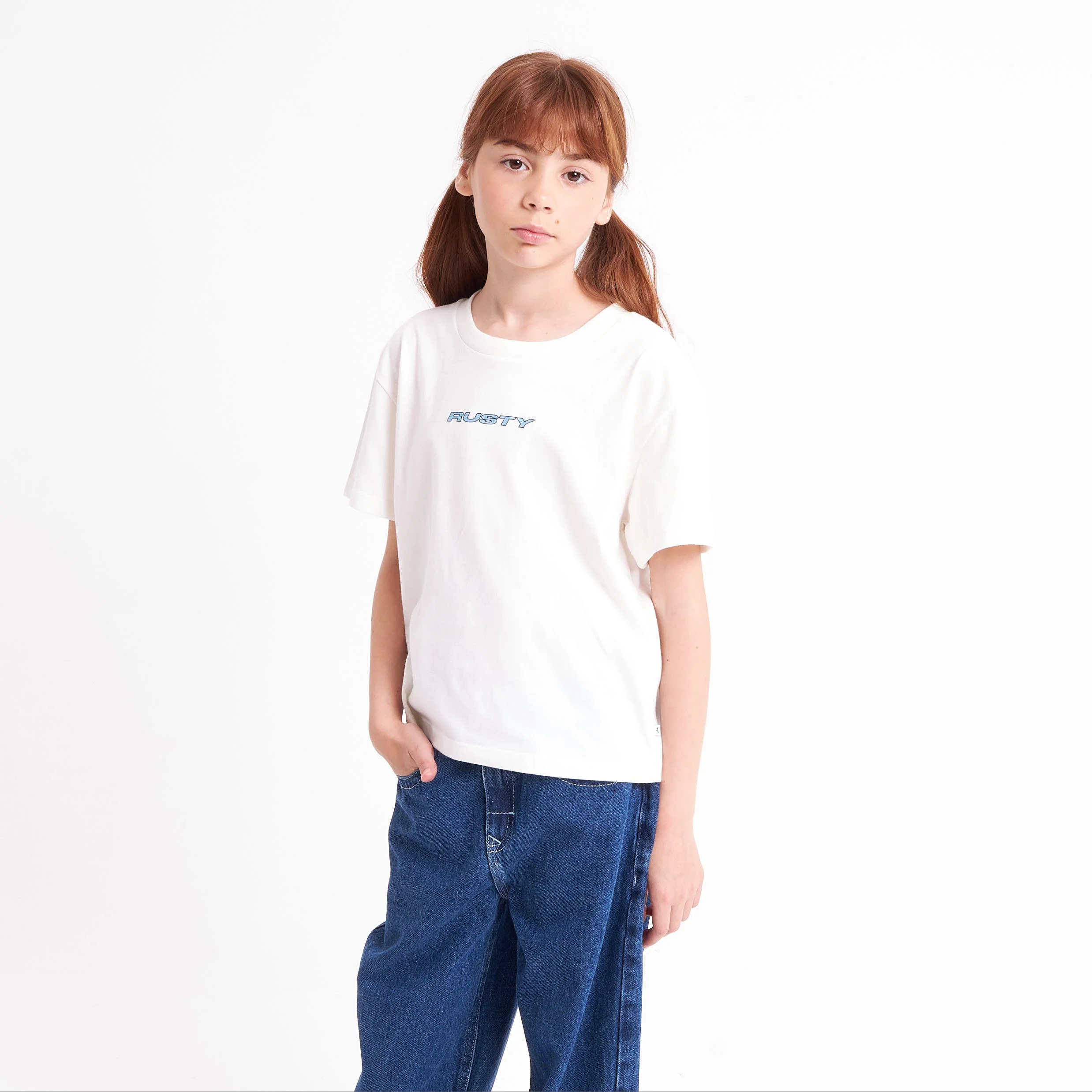 Remera Sporty Mini Girls White - Image 4
