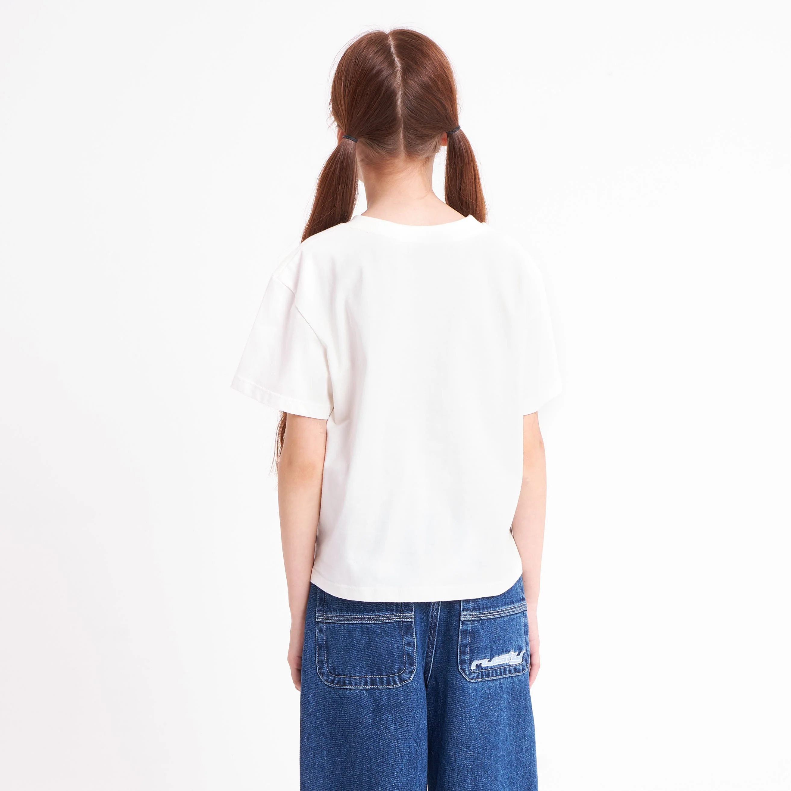 Remera Sporty Mini Girls White - Image 6