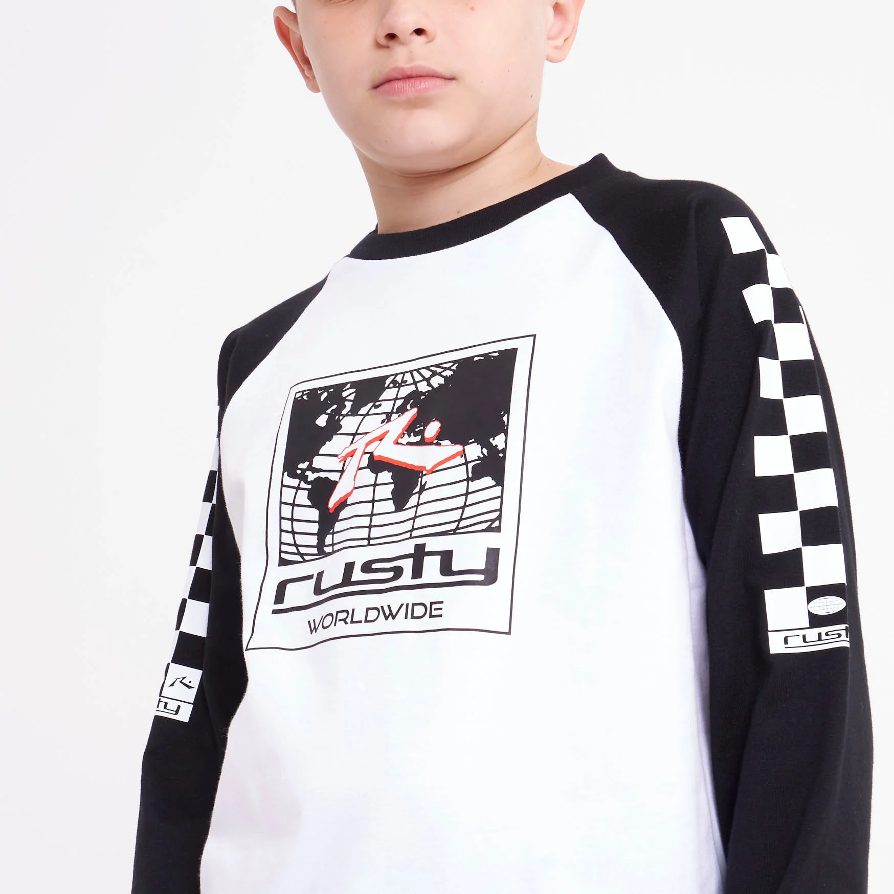 Remera Tournament Junior White/Black - Image 4