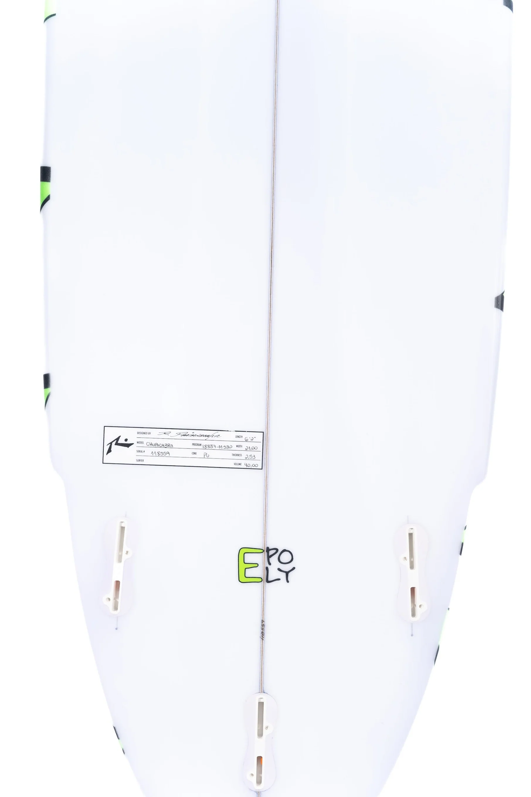 Surfboard Rusty Chupacabra 6' 2" FCS - Image 3