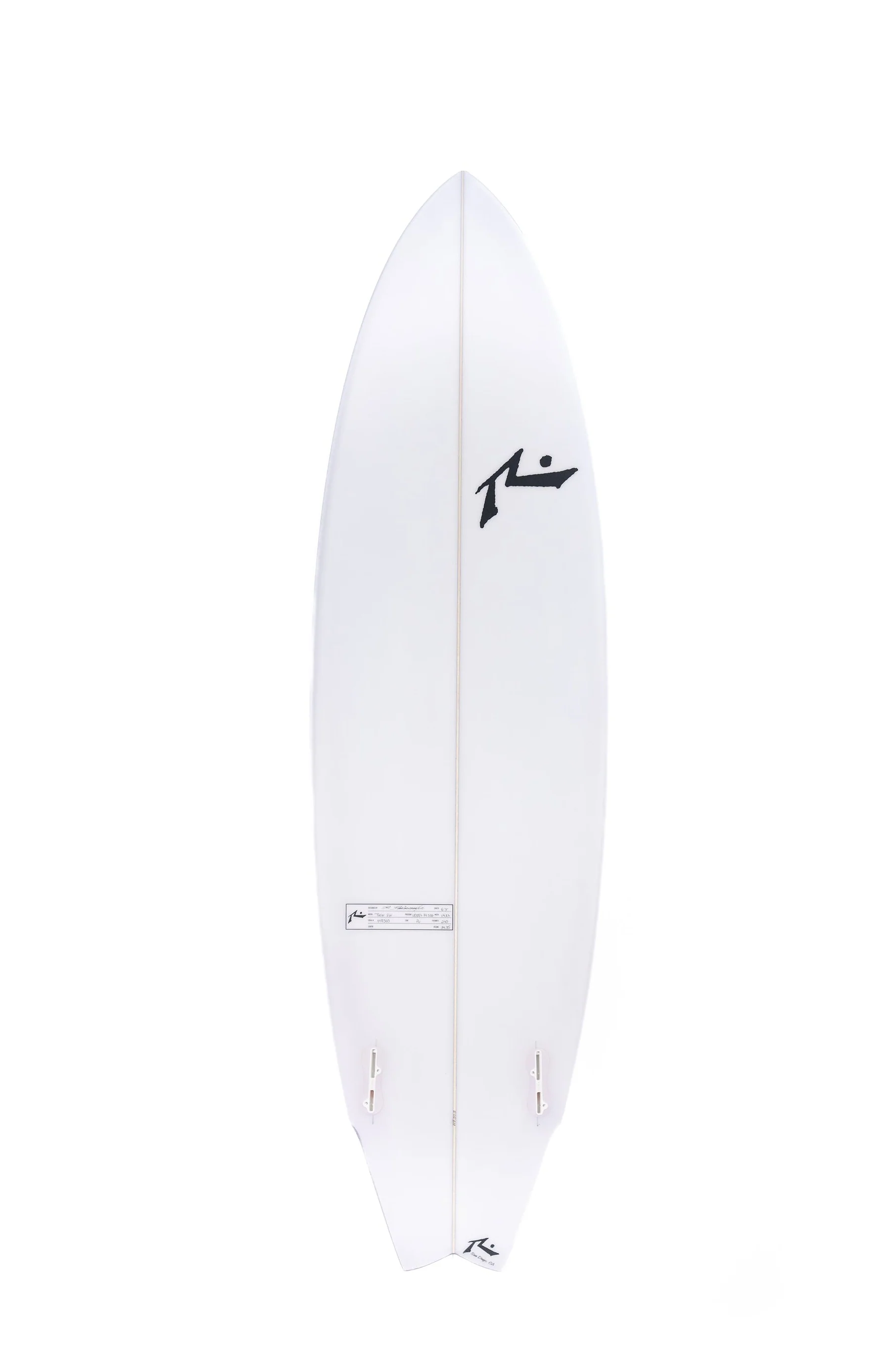 Surfboard Rusty Twin Fin 6' 3" FCS - Image 2
