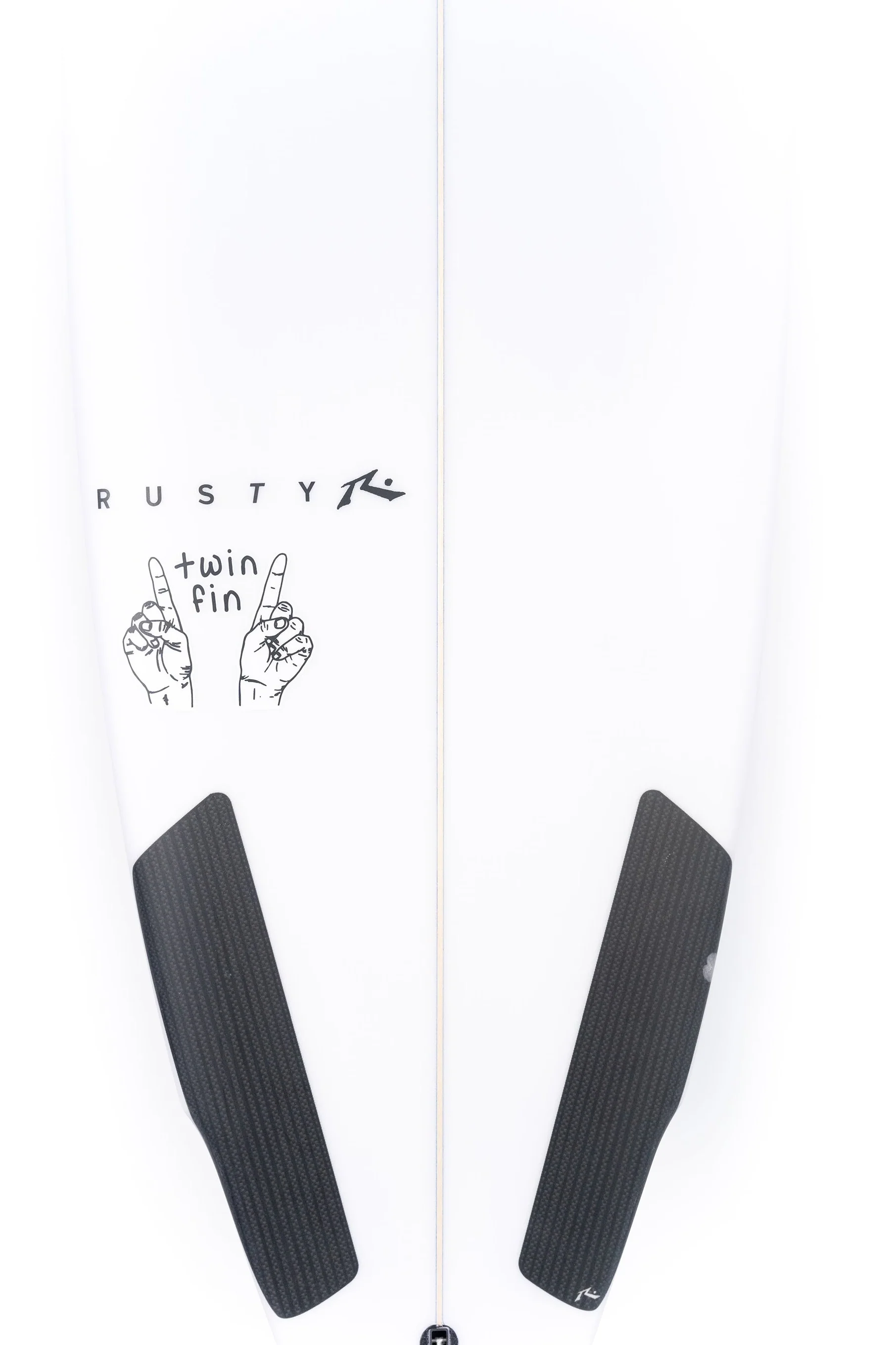 Surfboard Rusty Twin Fin 6' 3" FCS - Image 3