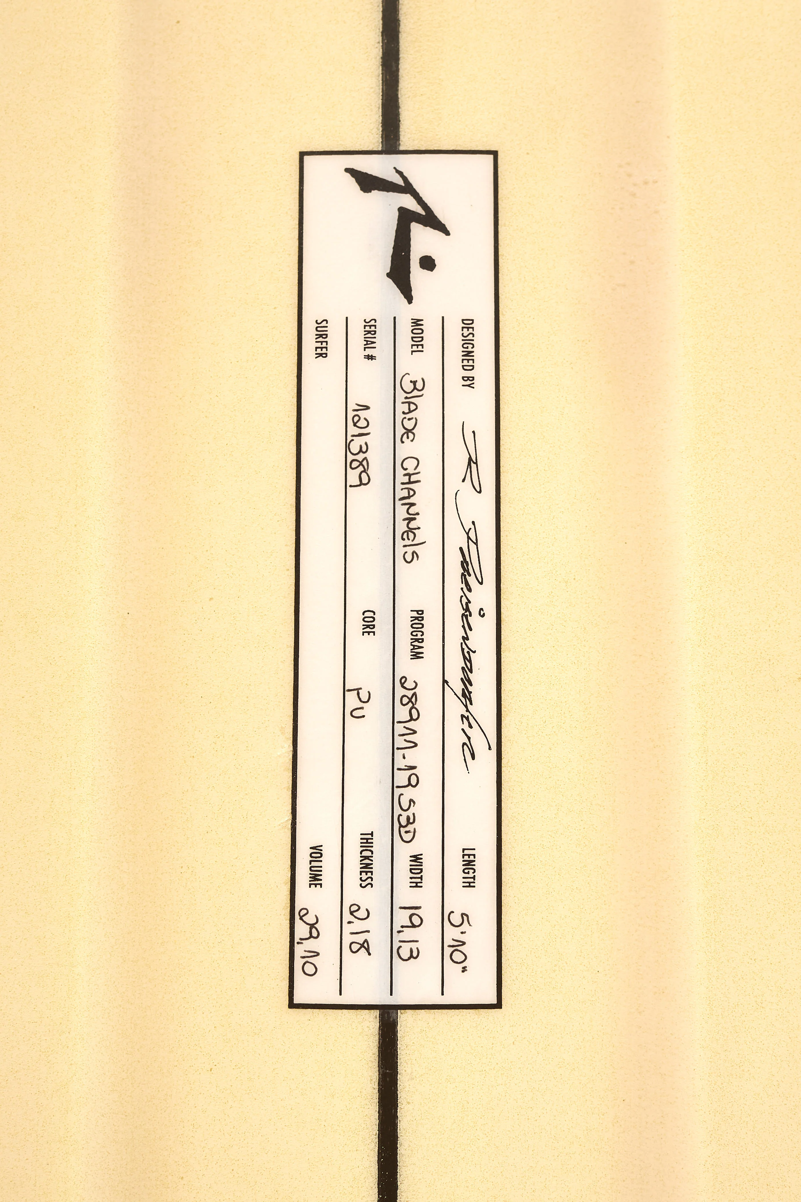 Surfboard Blade Channels 5' 10'' - Image 2