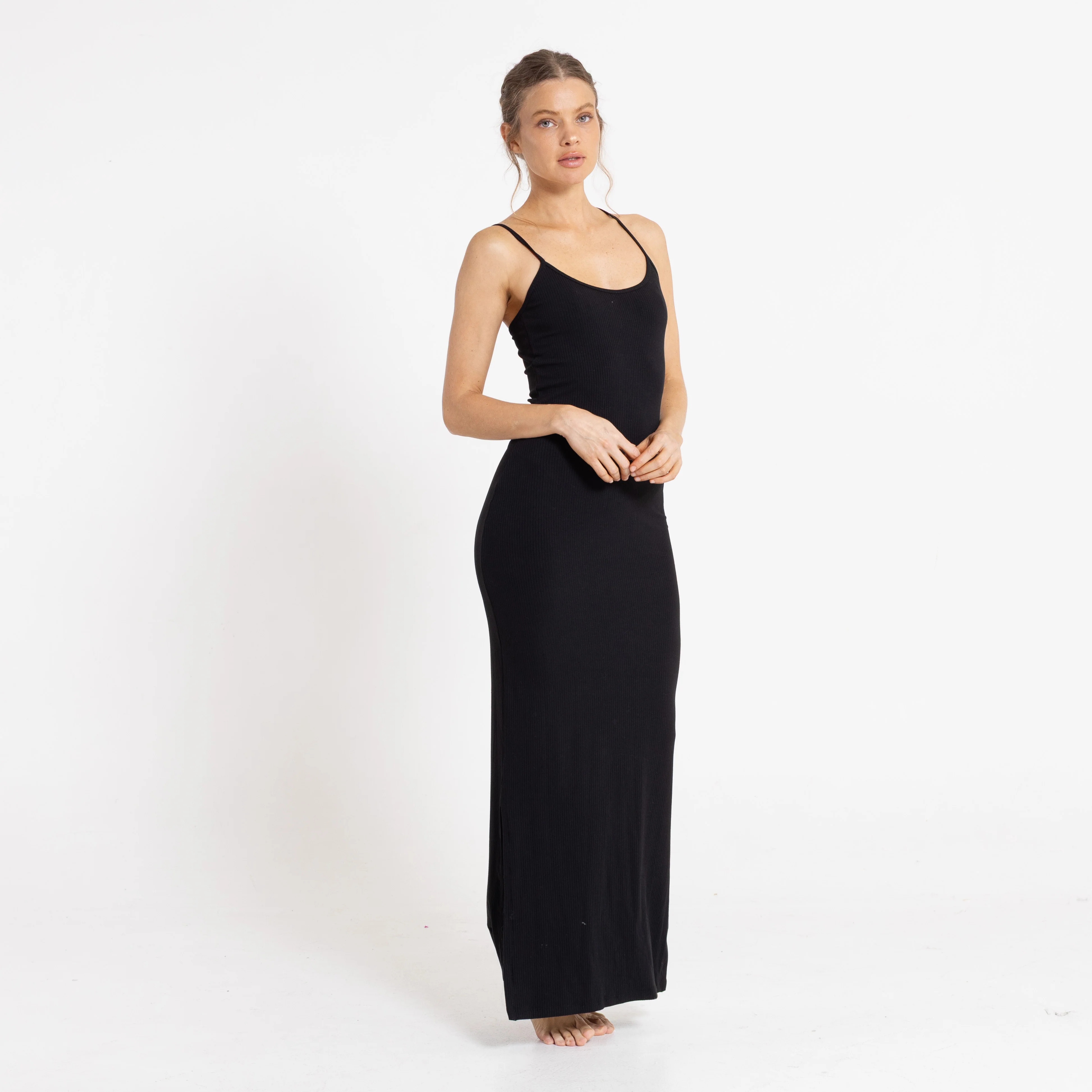 Vestido Nicky Slip Black - Image 4
